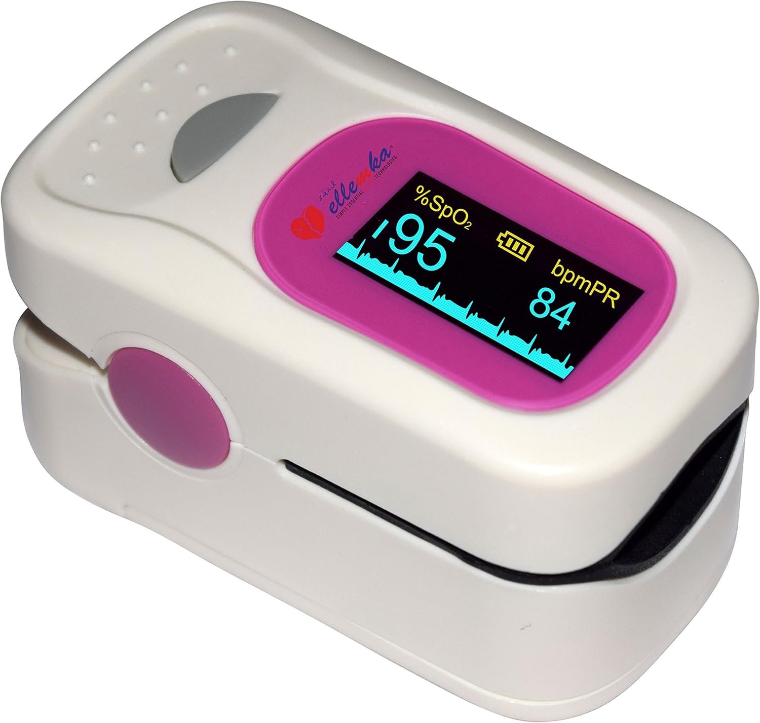 [Jumper® Medical] Pulse oximeter, CE and FDA approved, pulse rate (PR