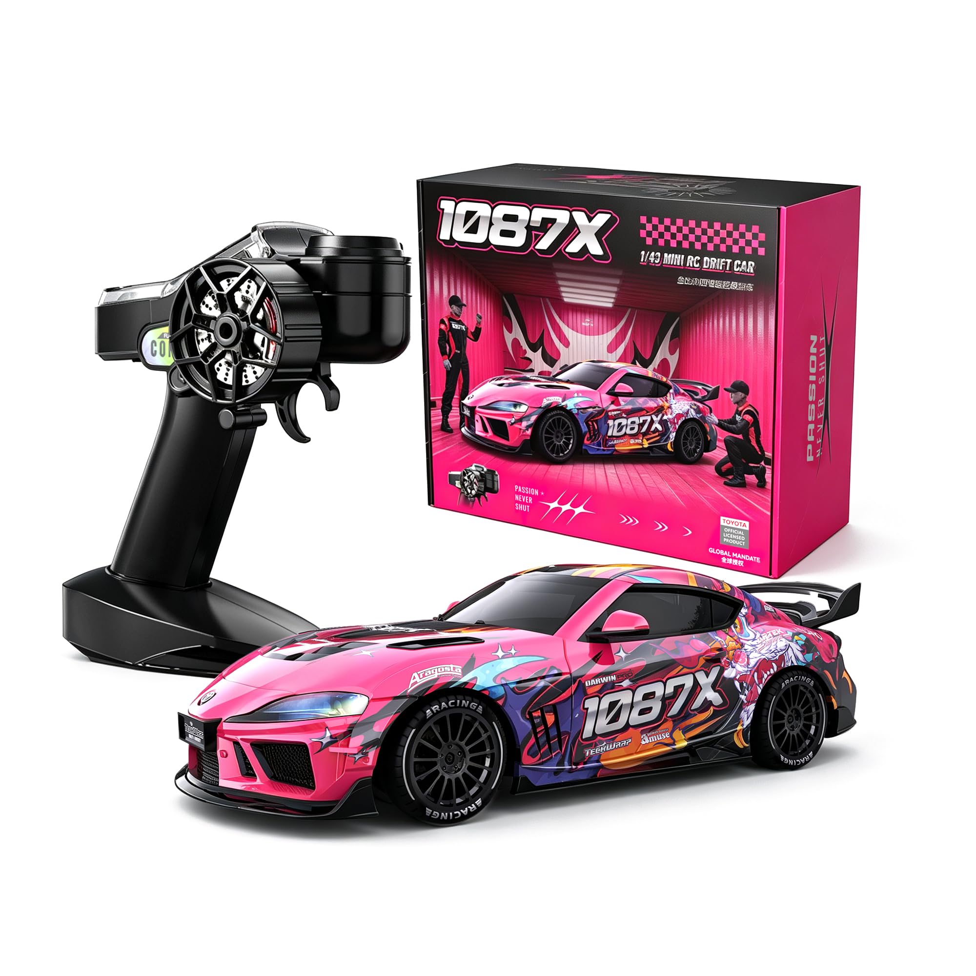 Amazon.co.jp: JXC 1:43 トヨタ スープラA90 4WDドリフトカー 公認