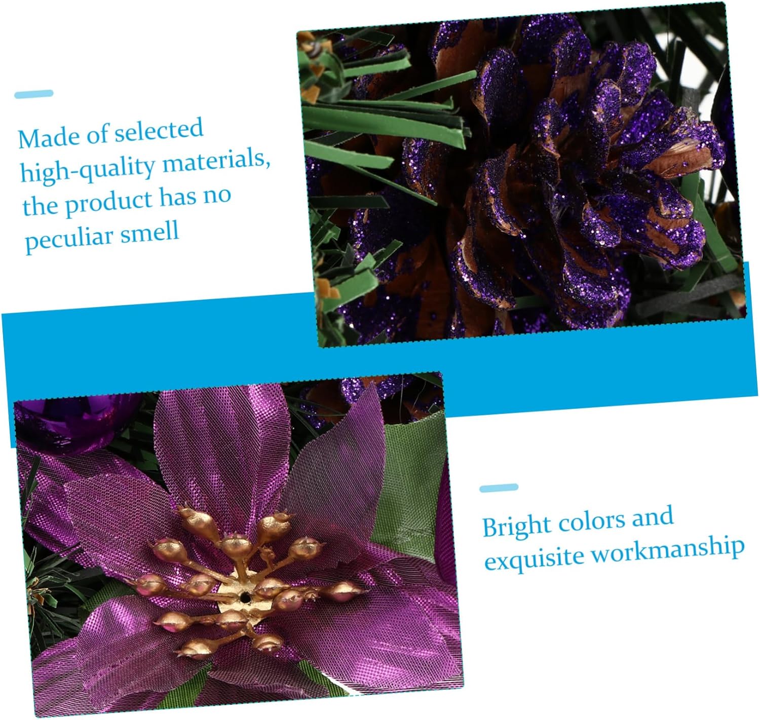 LIFKOME 1pc Christmas Wreath Candlestick Holder Decorative Candle Stand for Festive Home Decor Advent Centerpiece for Holiday Celebrations