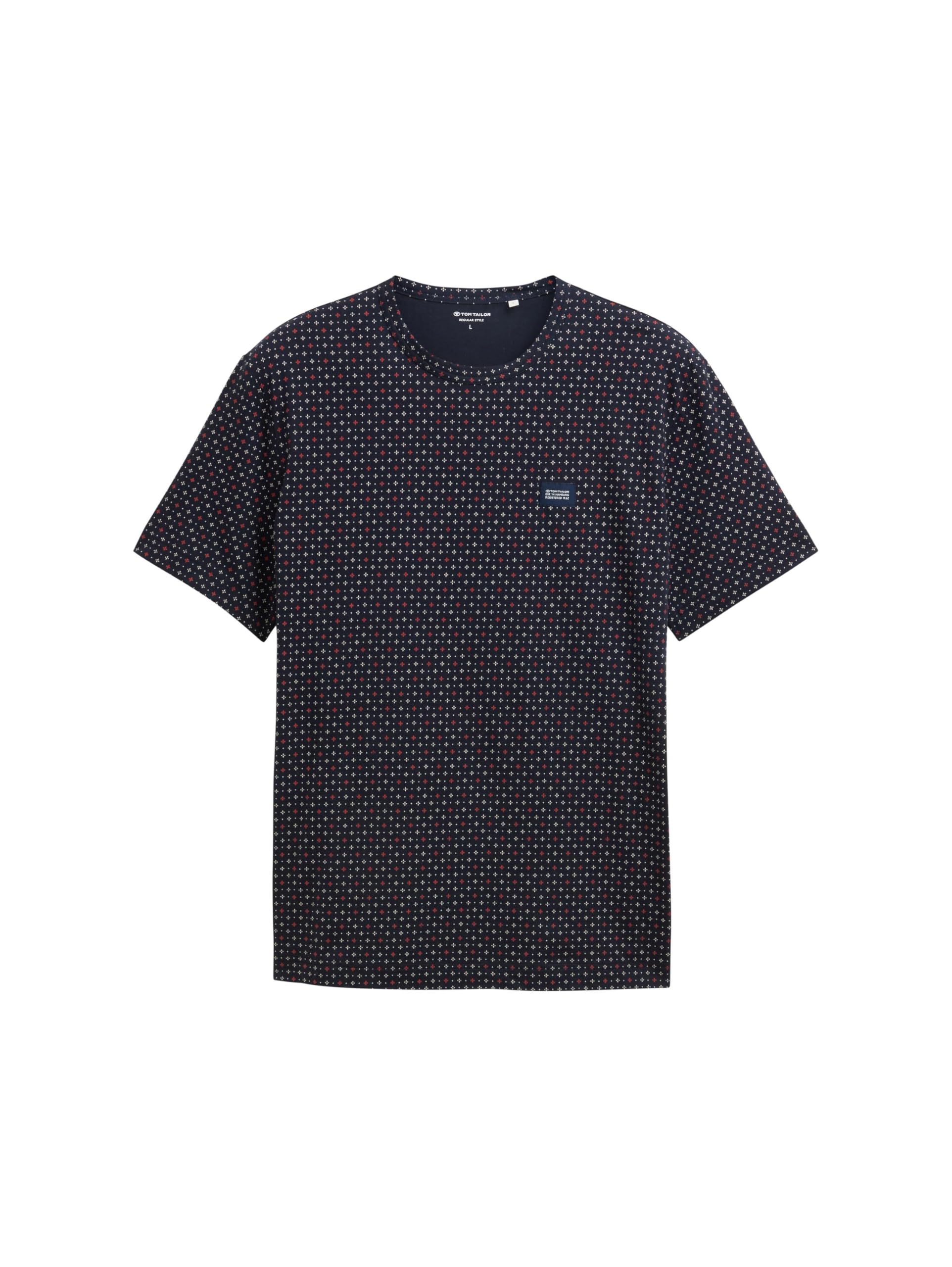 TOM TAILOR Men's T-Shirt, 37889 - Navy Minimal Design, XS