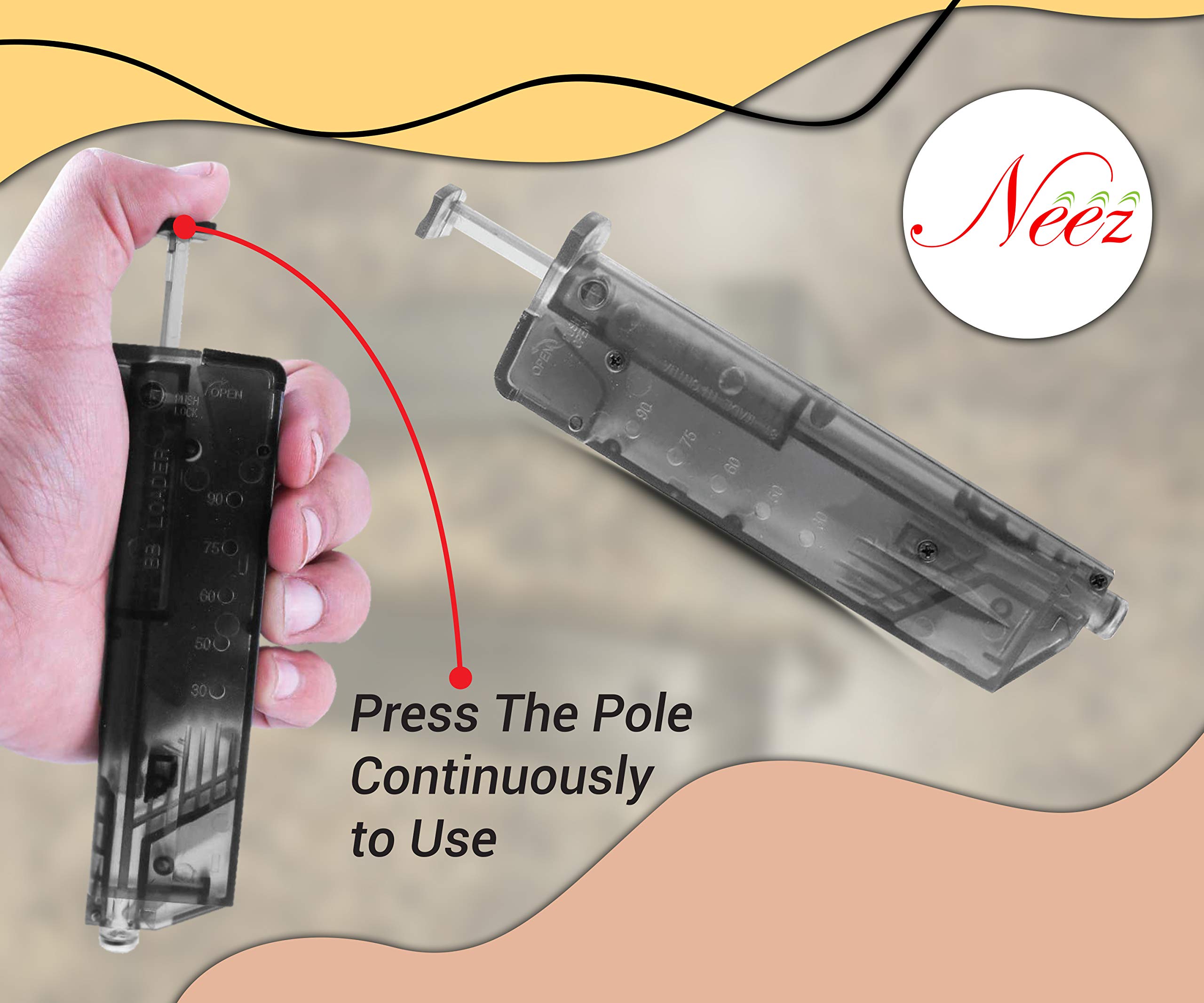 Airsoft BB Pellets Speed Loader Airsoft Magazine BB Gun 6MM Pellet