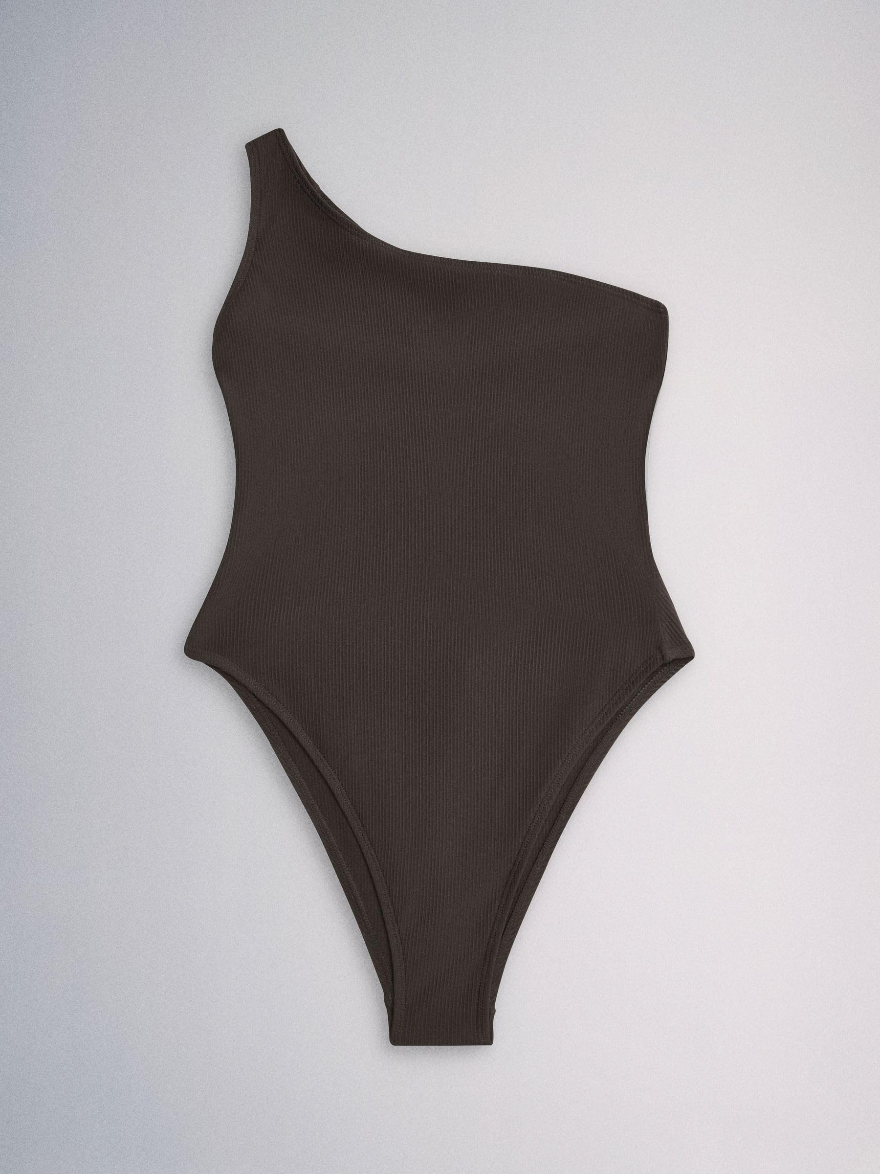 THE SET Donne Confezione da 3 Costumi da Bagno Monospalla | Adulto, Standard, Mid Rise, Pull On, Lavabile in lavatrice