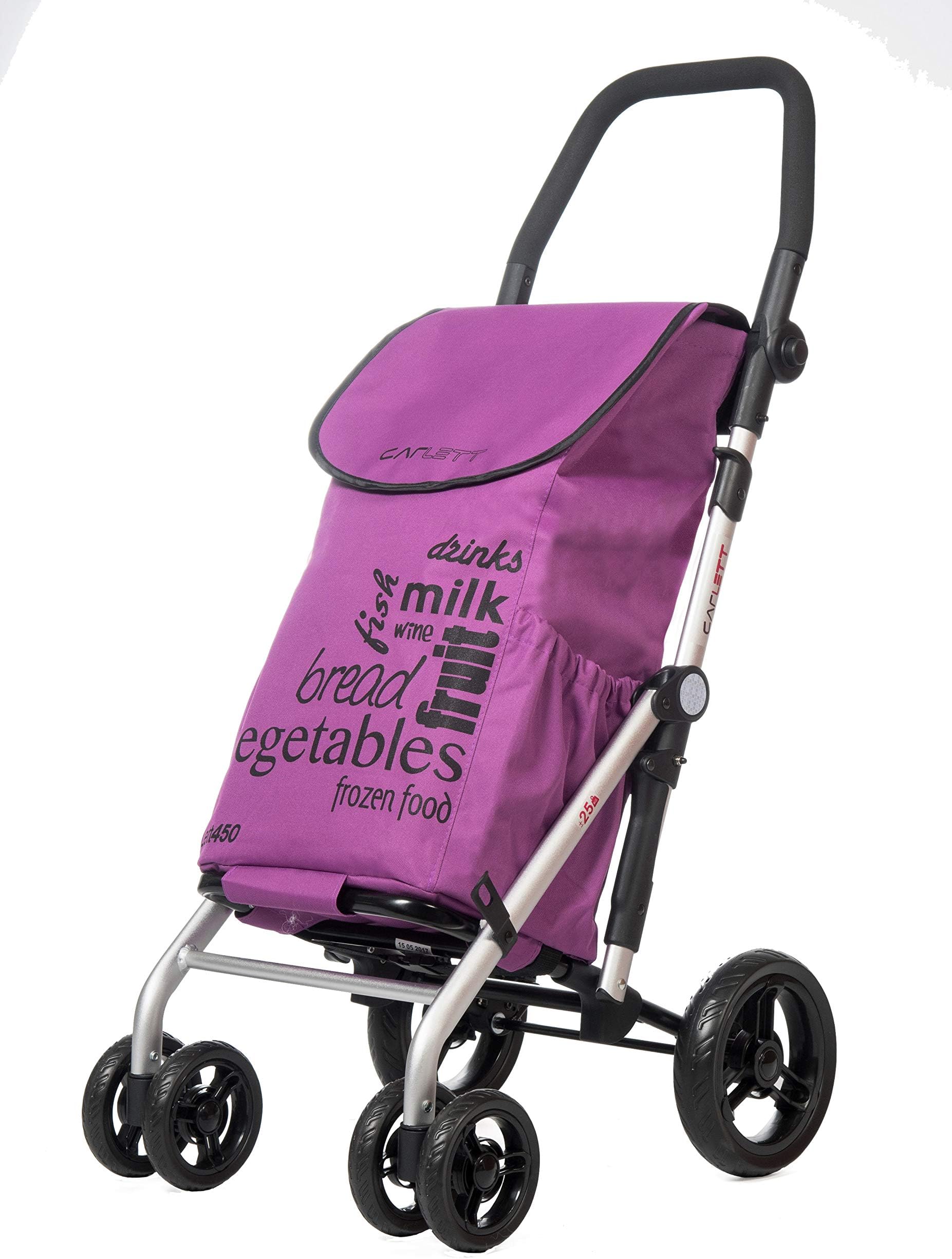 Lett450, Lightweight, Ideal for Family Shopping, Aluminum, Violet, 1