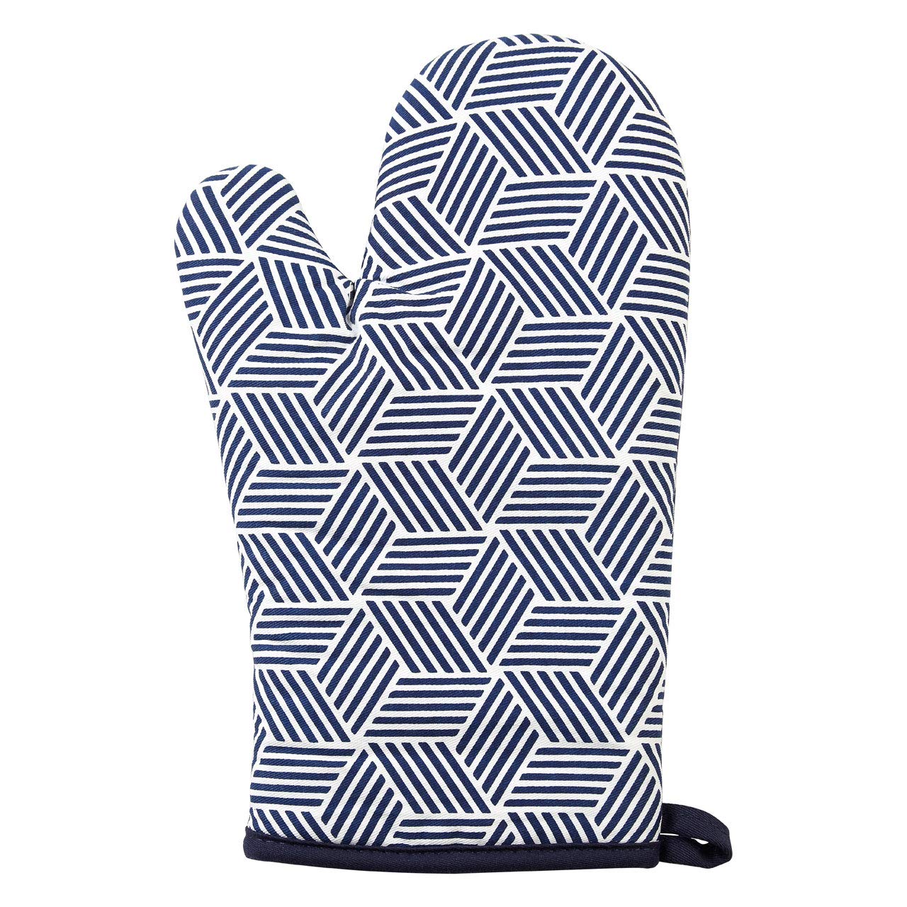 Orsina Oven Glove - Quilted Heat-Resistant Cotton - Blue
