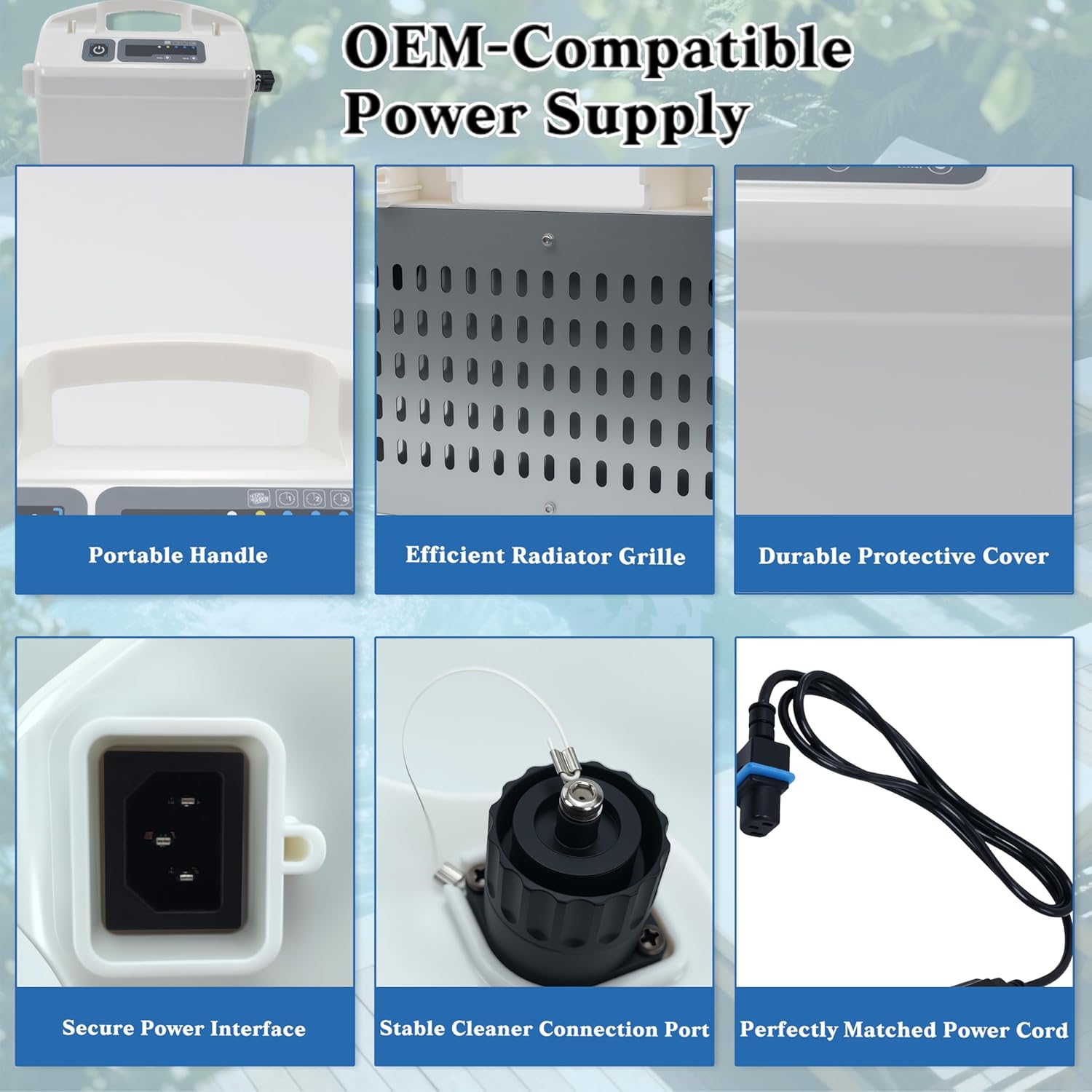 9995678 Power Supply Replacement for 9995678-US-ASSY | Compatible with Apollo,Bio,Deluxe 4/5,DX4,DX4S,DX5S,DX6,Edge,Heavy Duty,Neptune Plus,Premier,Prowler 830,Supreme M4/M5,Triton,Wave 50/75