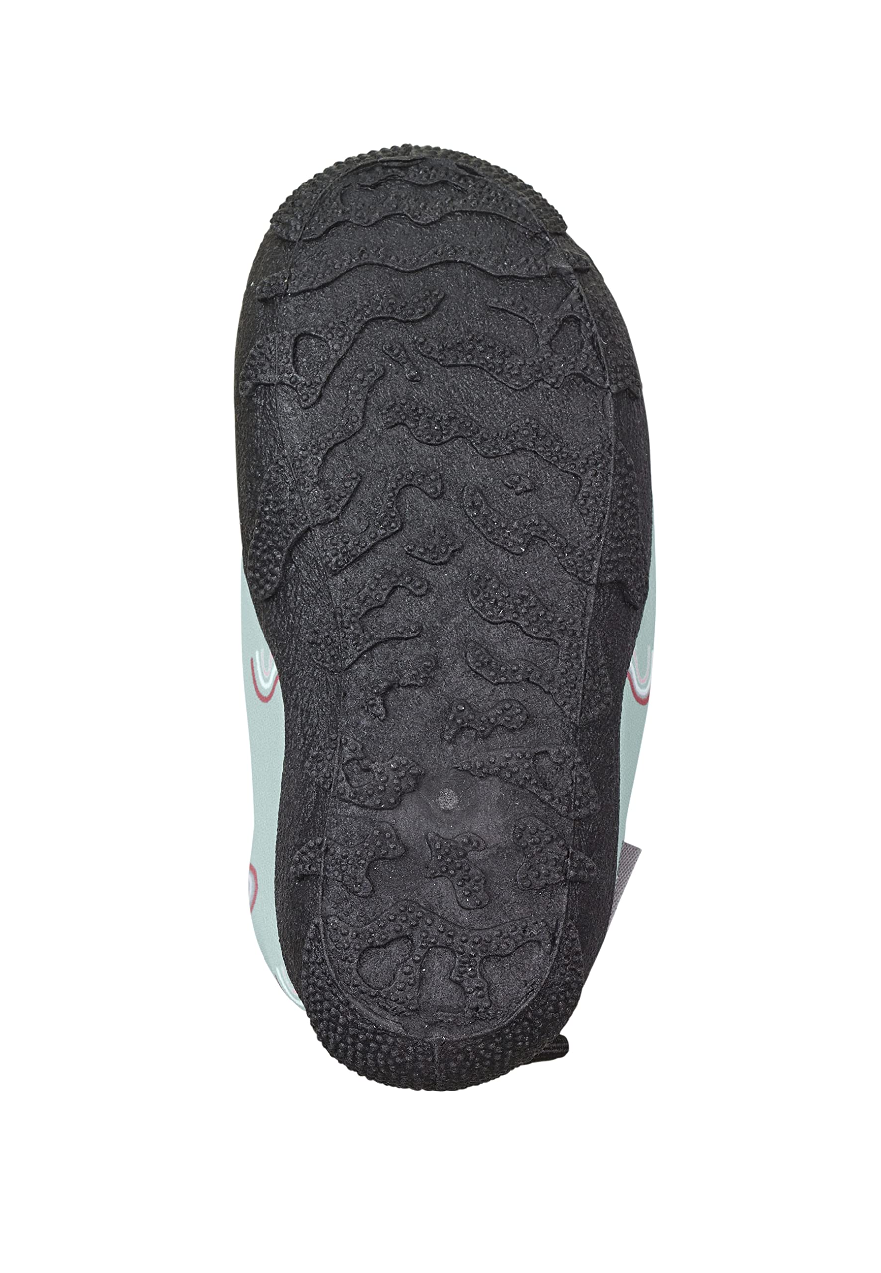Sterntaler Badeschuhe Regenbogen Print - Kinder Aquaschuhe schnelltrocknend - Mädchen Schwimmschuhe mit Gummiband und Kordelstopper bequeme Strand Slipper