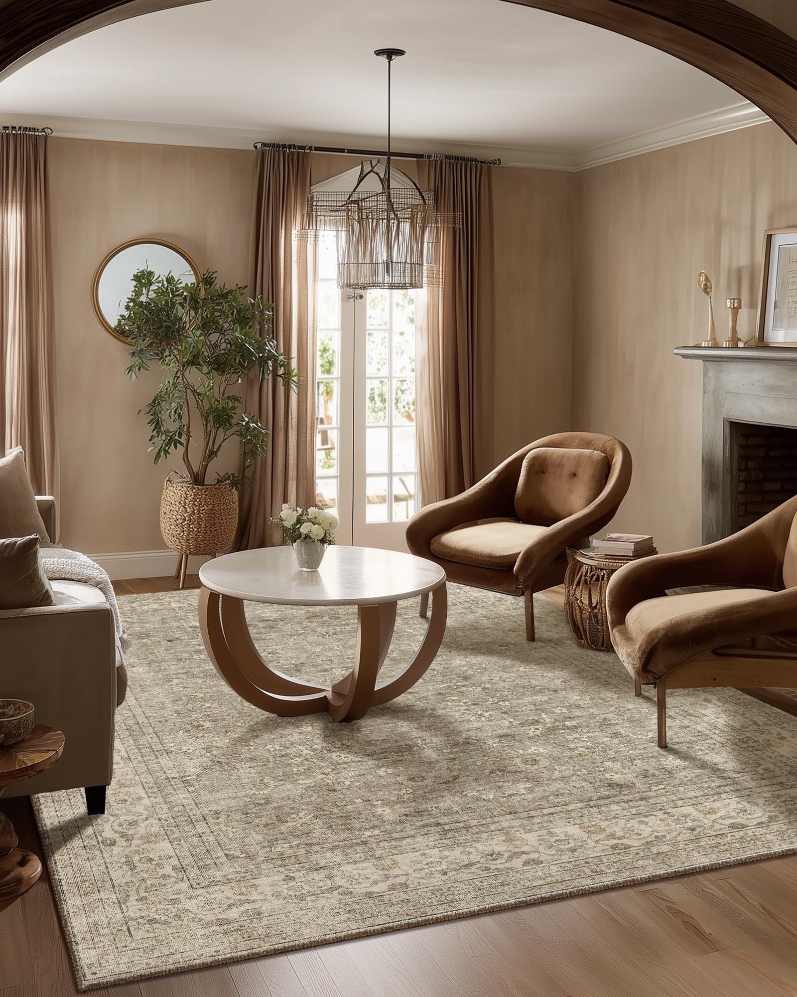 Palohom Machine Washable Rug