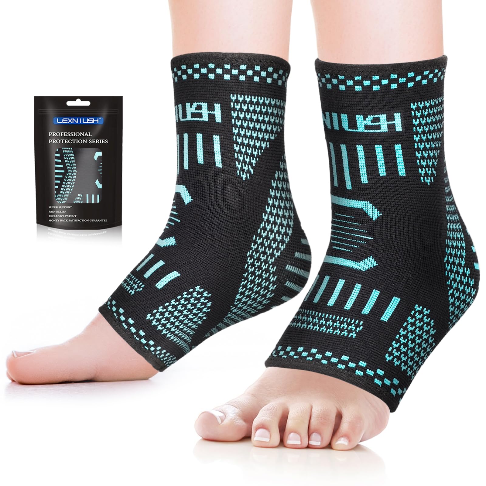 Lexniush Sprunggelenkbandage für Damen/Männer Rechts/Links