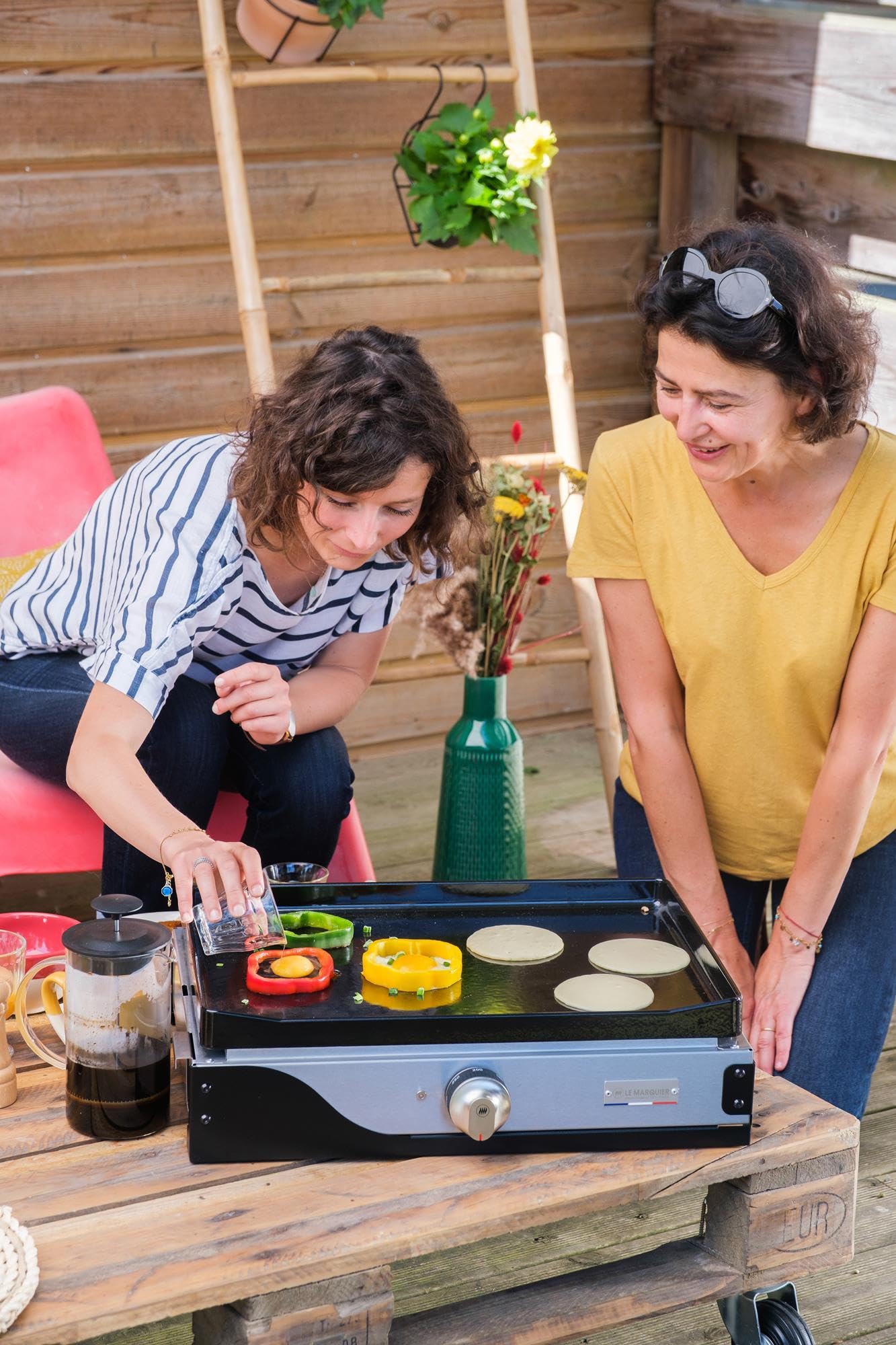 LE MARQUIER Plancha La Petite Francaise Electrique 150 Duo
