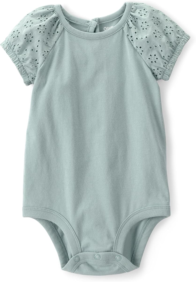OSHKOSH B'GOSH Body de manga corta para bebé niña