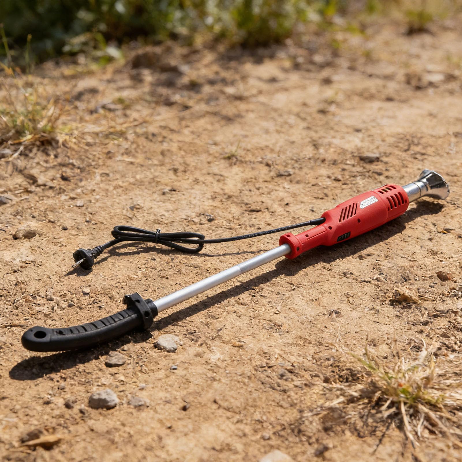 Fdit Brûleur de Mauvaises Herbes électrique 2000 W, Désherbeur à Pistolet Thermique 650 ℃ avec Câble de 1,8 M, 2 Buses pour Chaussée, Allée, Jardin, Désherbage, élimination de la Glace