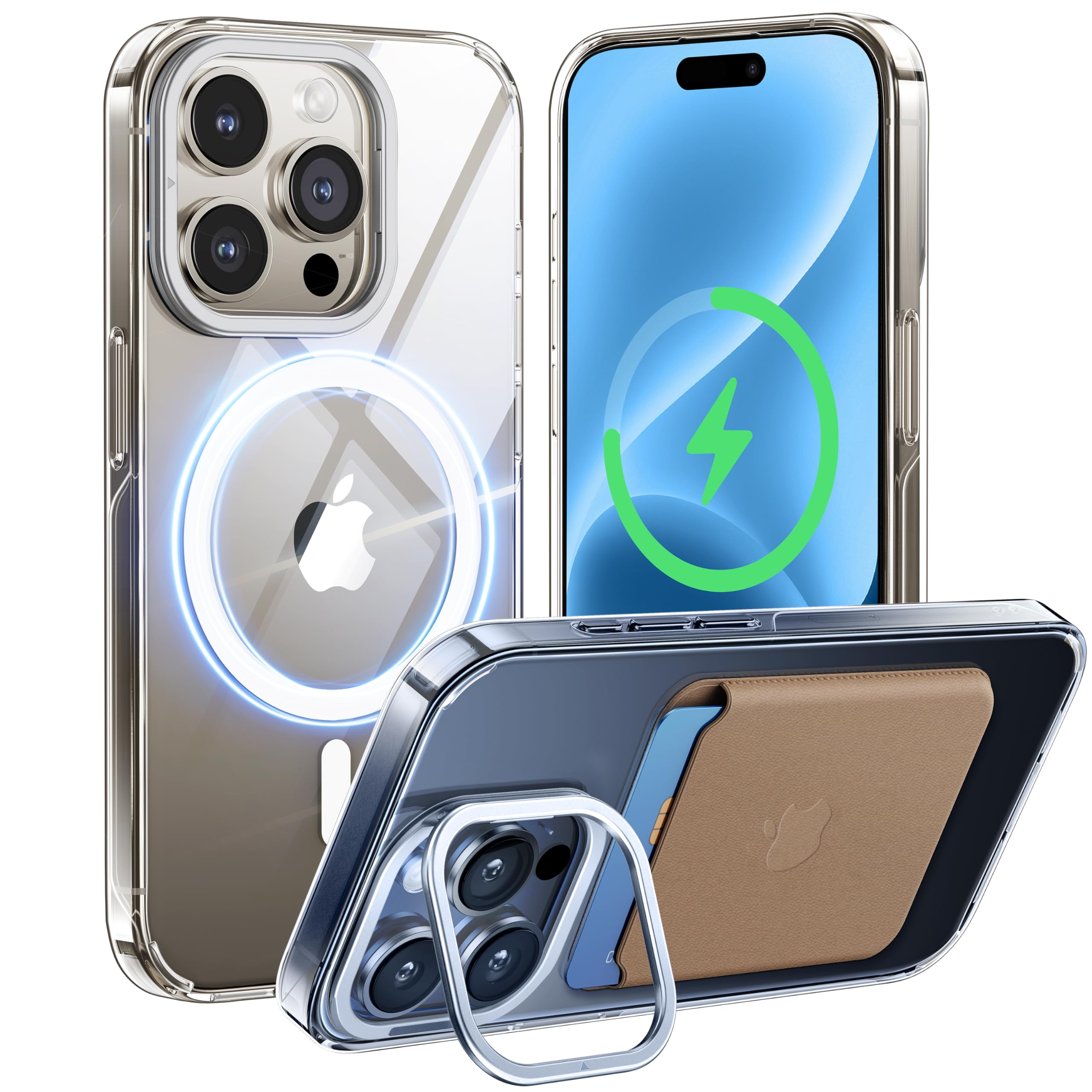 Amazon.co.jp: 【新形態・Magsafe対応】CASEKOO Phone 15 Pro 用