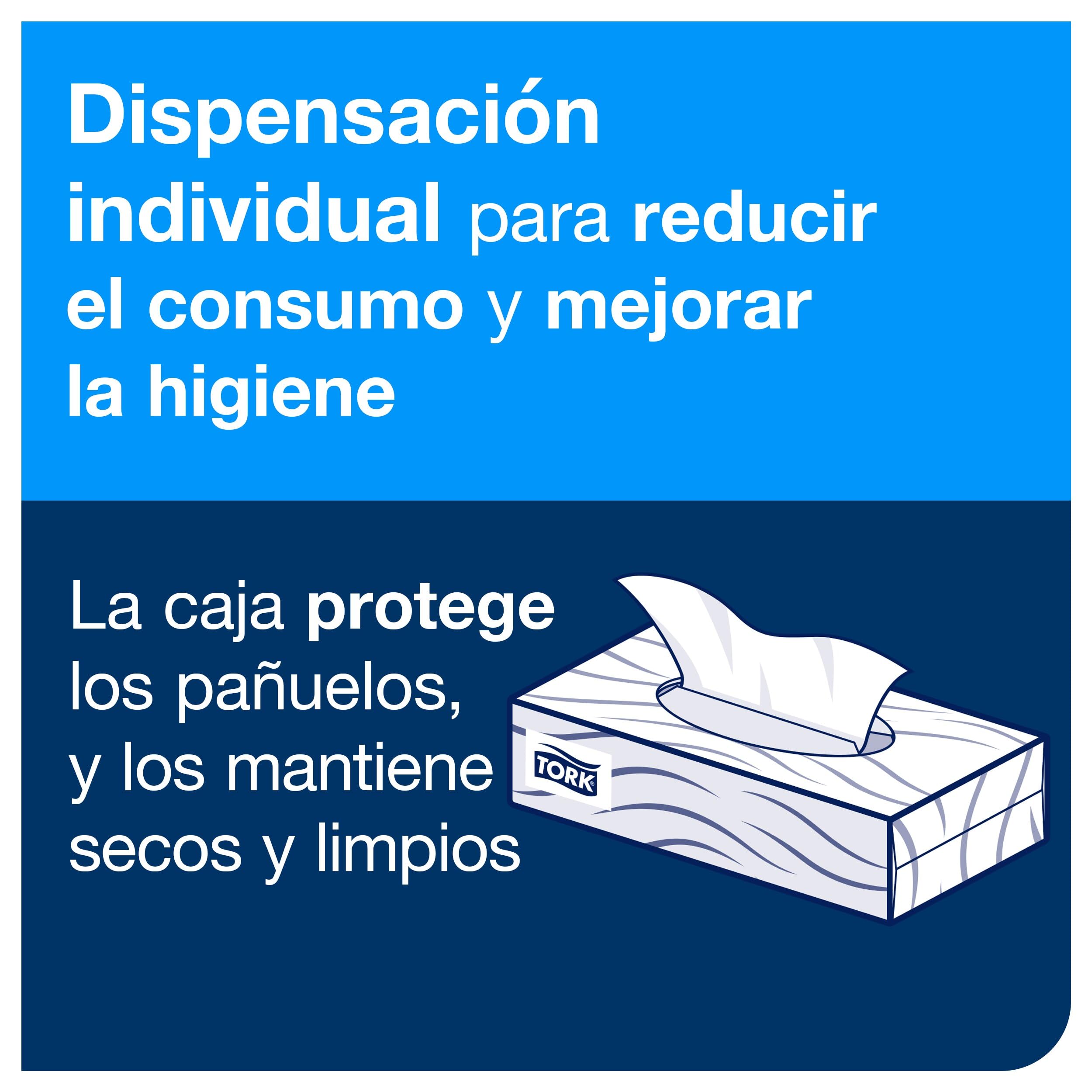 Tork Pañuelos Faciales Suaves Blancos F1, Premium, 2 capas, 30 x 100 hojas, 140280