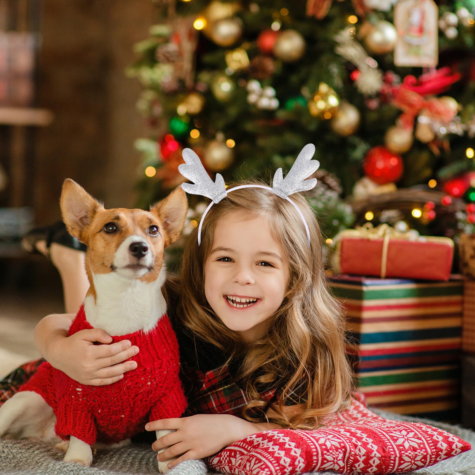 クリスマス カチューシャ トナカイ 4本セット クリスマス カチューシャ トナカイ 4本セット クリスマス カチューシャ