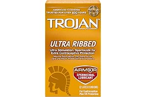 Ribbed Spermicidal Lubricant Condoms
