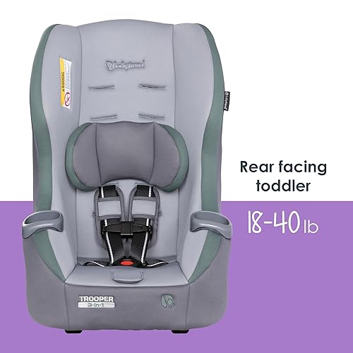 Miniatura 6 de Baby Trend Trooper - Asiento convertible 3 en 1 para automóvil, color salvia Dash