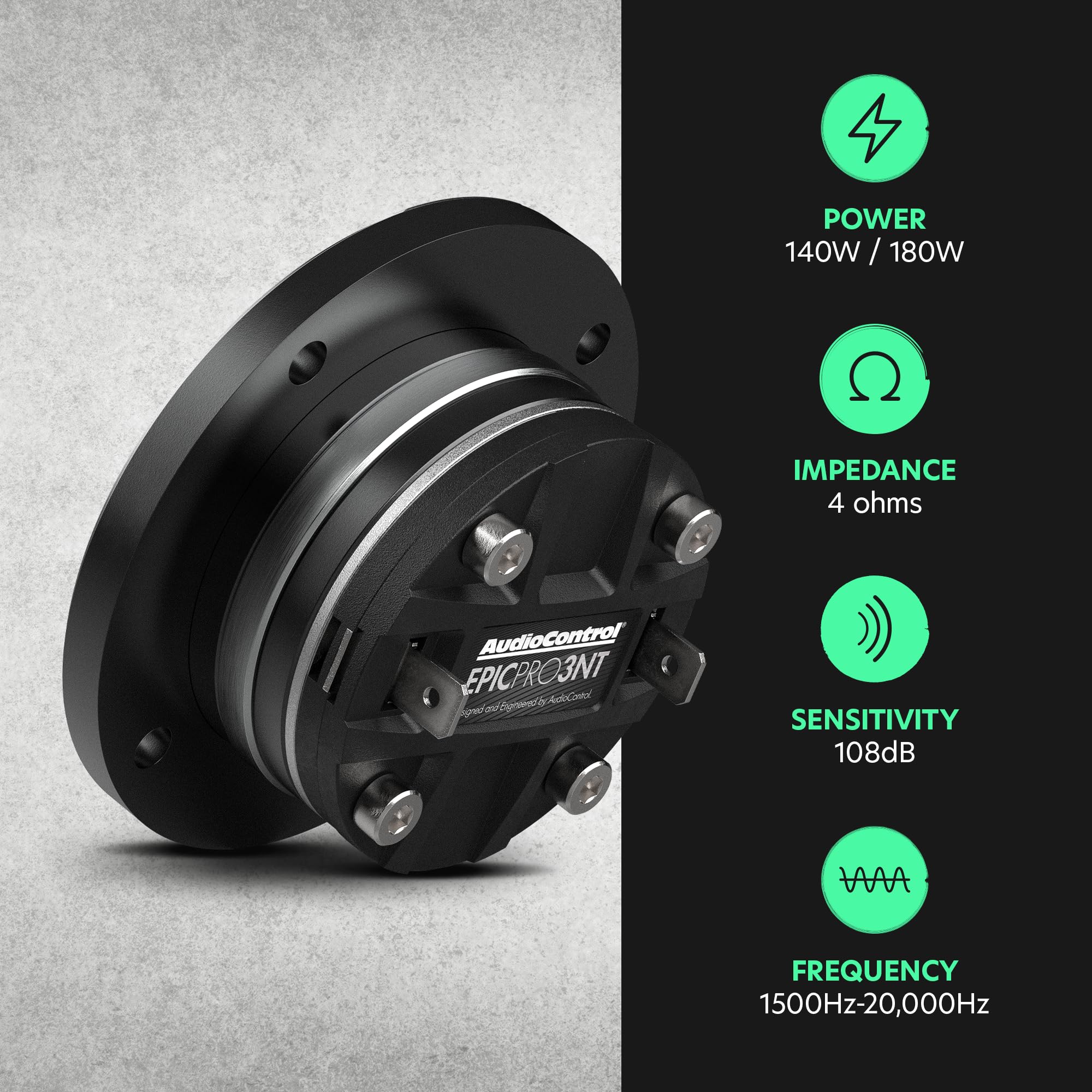 Amazon.com: AudioControl EPICPRO3NT 3” 180W Neodymium Car Audio