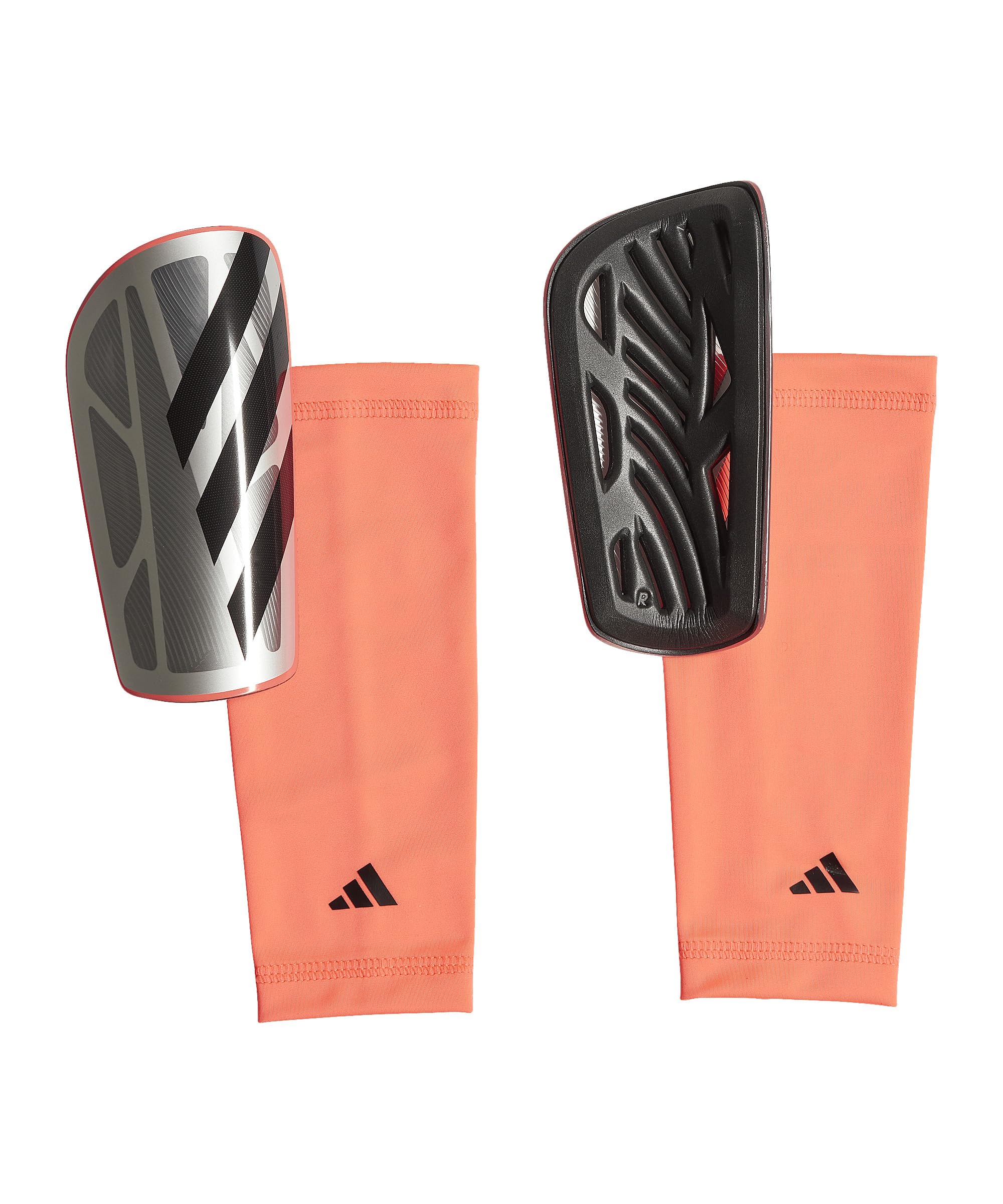 adidas Tiro League Shin Guard Silver/Black L
