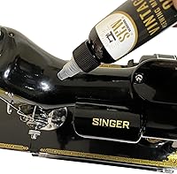 Vista 6 de Kit de limpieza de esmalte de restauración de máquina de coser vintage para un alto reflejo brillante con cera, paño de microfibra, aceite