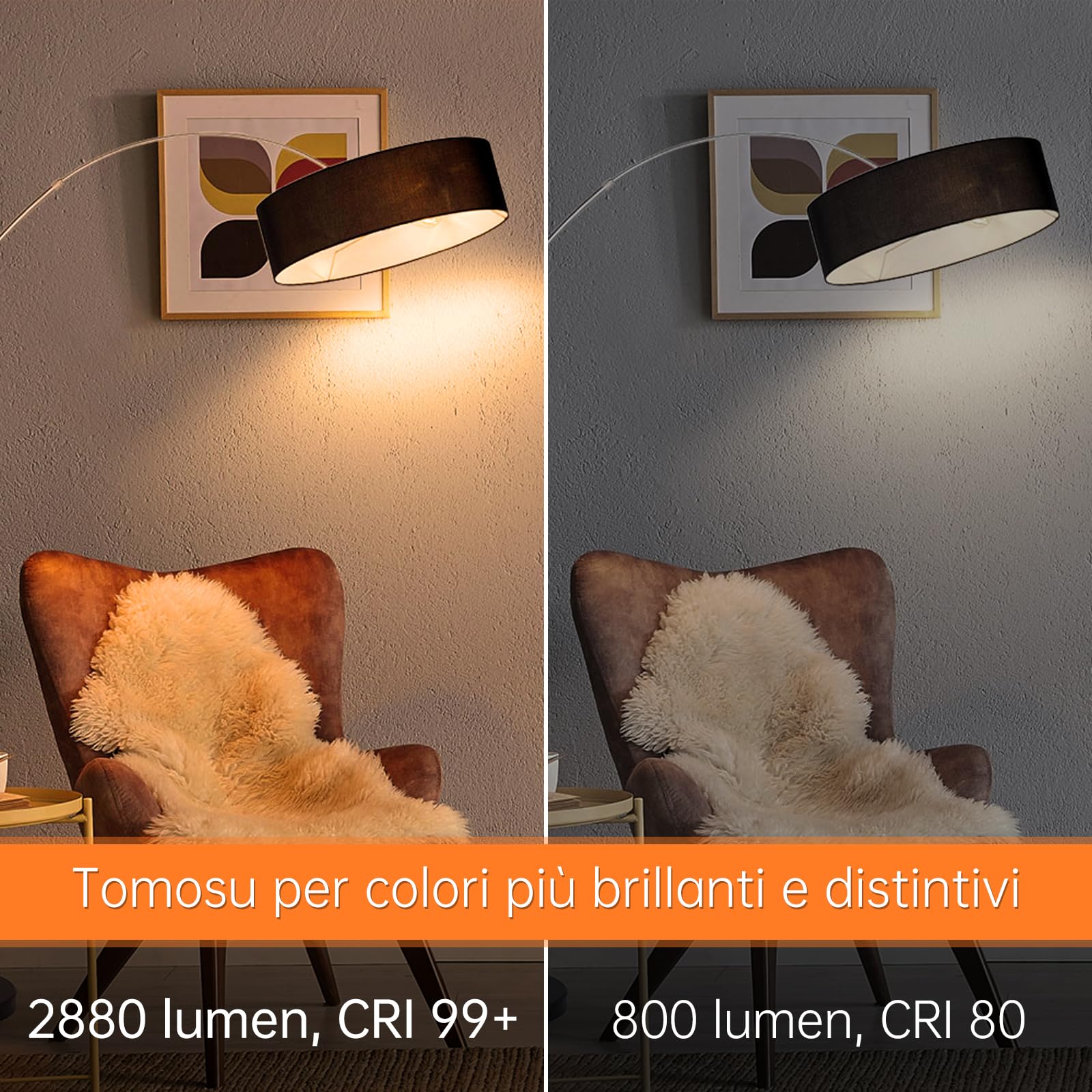 Tomosu 6 Pezzi Lampadina Alogena 78mm 150W, Dimmerabili Lampadine Alogene R7s 2880LM Bianca Caldo 2800K, J78 Lampadina Alogena Lineare per lampade da pavimento, luci del paesaggio, lampione