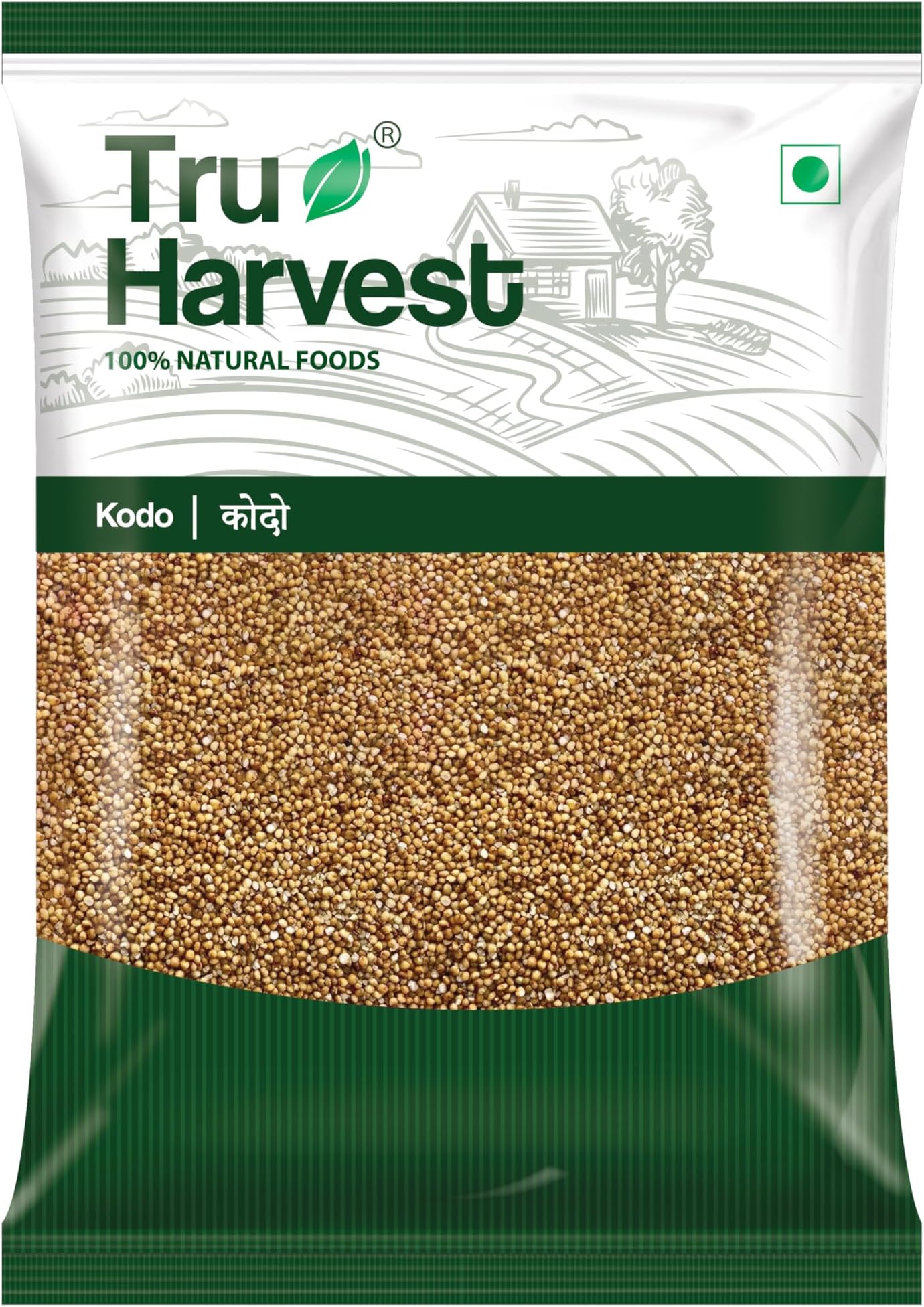 Manna Kodo Millet | Kodri | Native Low Rice Alternative | High Protein & More Fiber Than Rice | Natural Grains Kodra/Varagu/Arikelu/Hark/Varigu - Healthy, Nutrient-Packed Choice (500 Gram)
