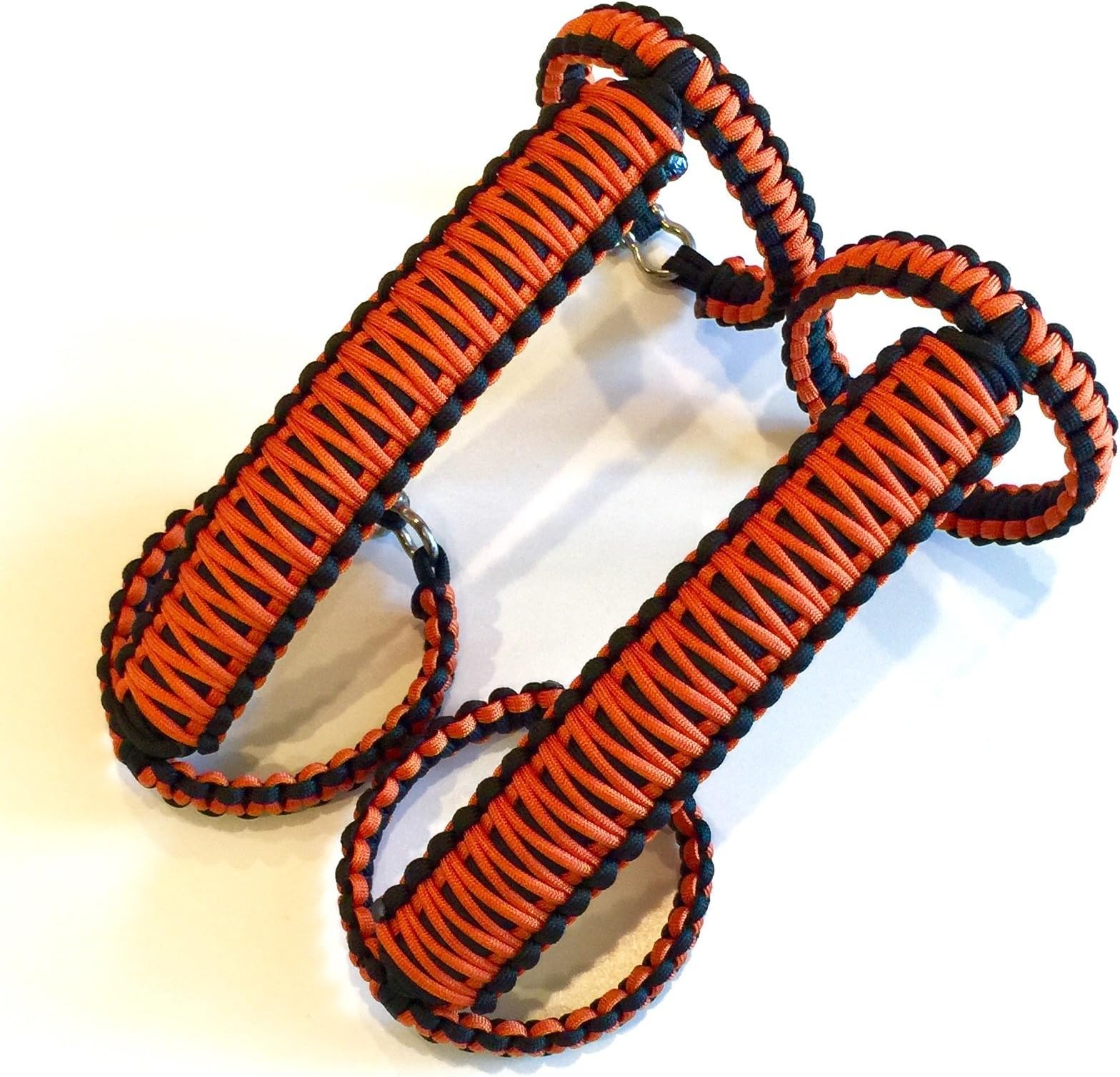 Paracord Roll Bar Grab Handles for Wranglers - Burnt Orange