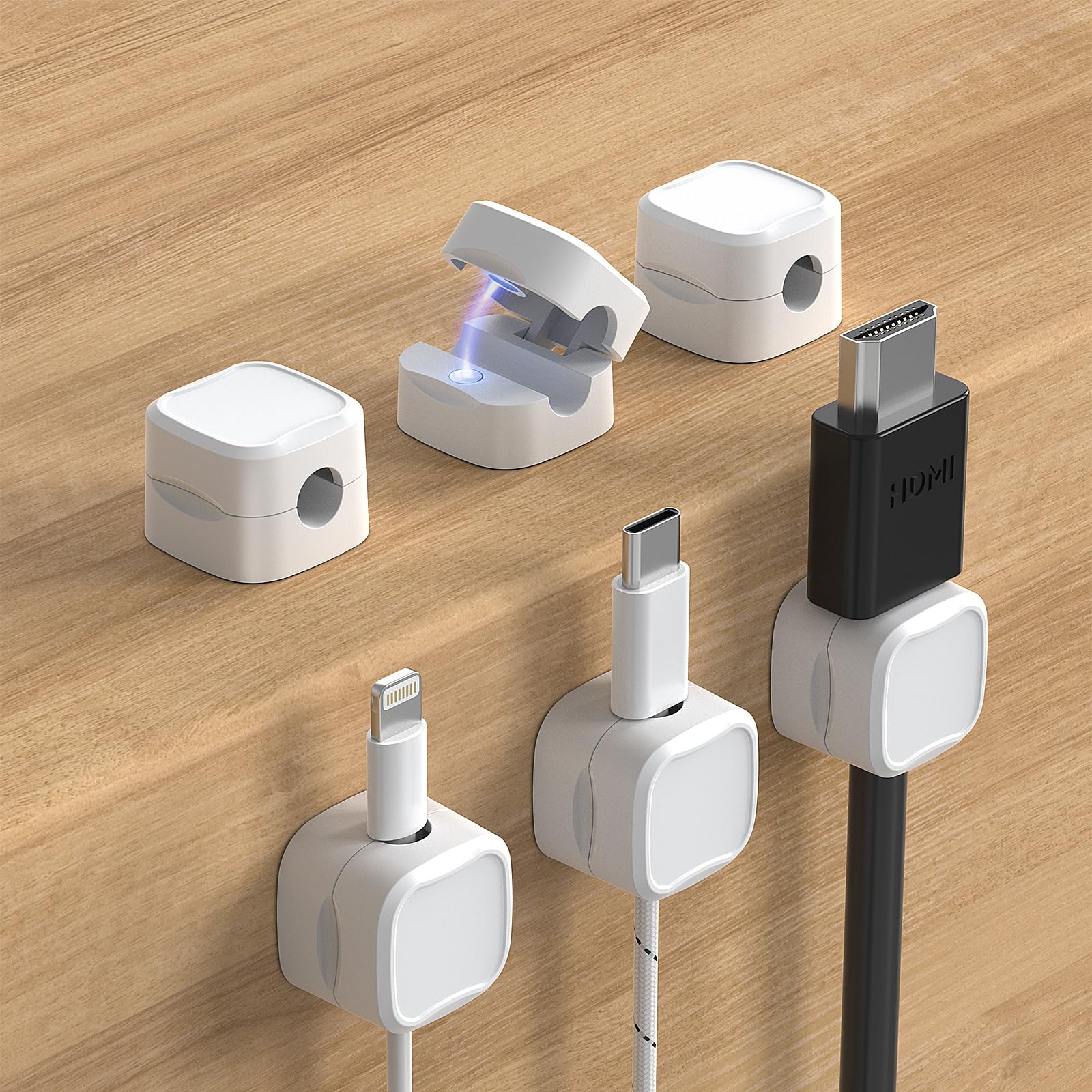 See full amazon price history chart for 6 Pack Magnetic Cable Clips Cord Holder, Under Desk Cable Management, AORUICN Adhesive Wire Holder Keeper Organizer for Home Office Desk Phone Car Wall Desktop Nightstand (White-6pack) 6 Pack Magnetic Cable Clips Cord Holder, Under Desk Cable Management, AORUICN Adhesive Wire Holder Keeper Organizer for Home Office Desk Phone Car Wall Desktop Nightstand (White-6pack) (B0D2NDWDBB) Amazon Price History, Amazon Price Tracker