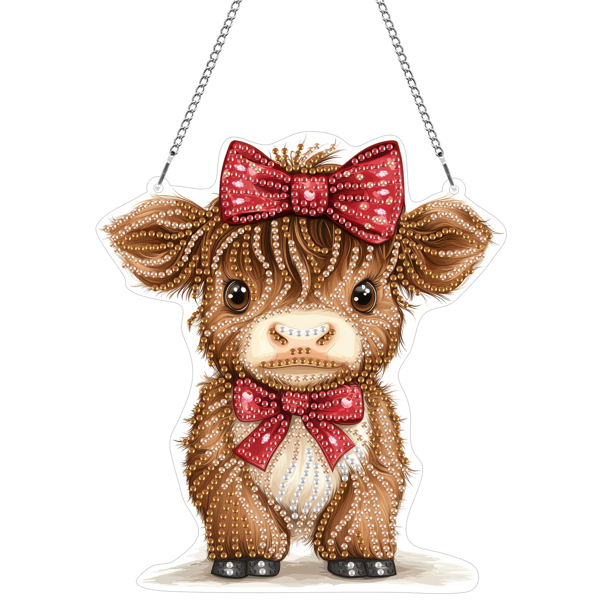 Kit DIY Peinture Diamant Pendentif Chien - Décoration Créative 20x20 Cm