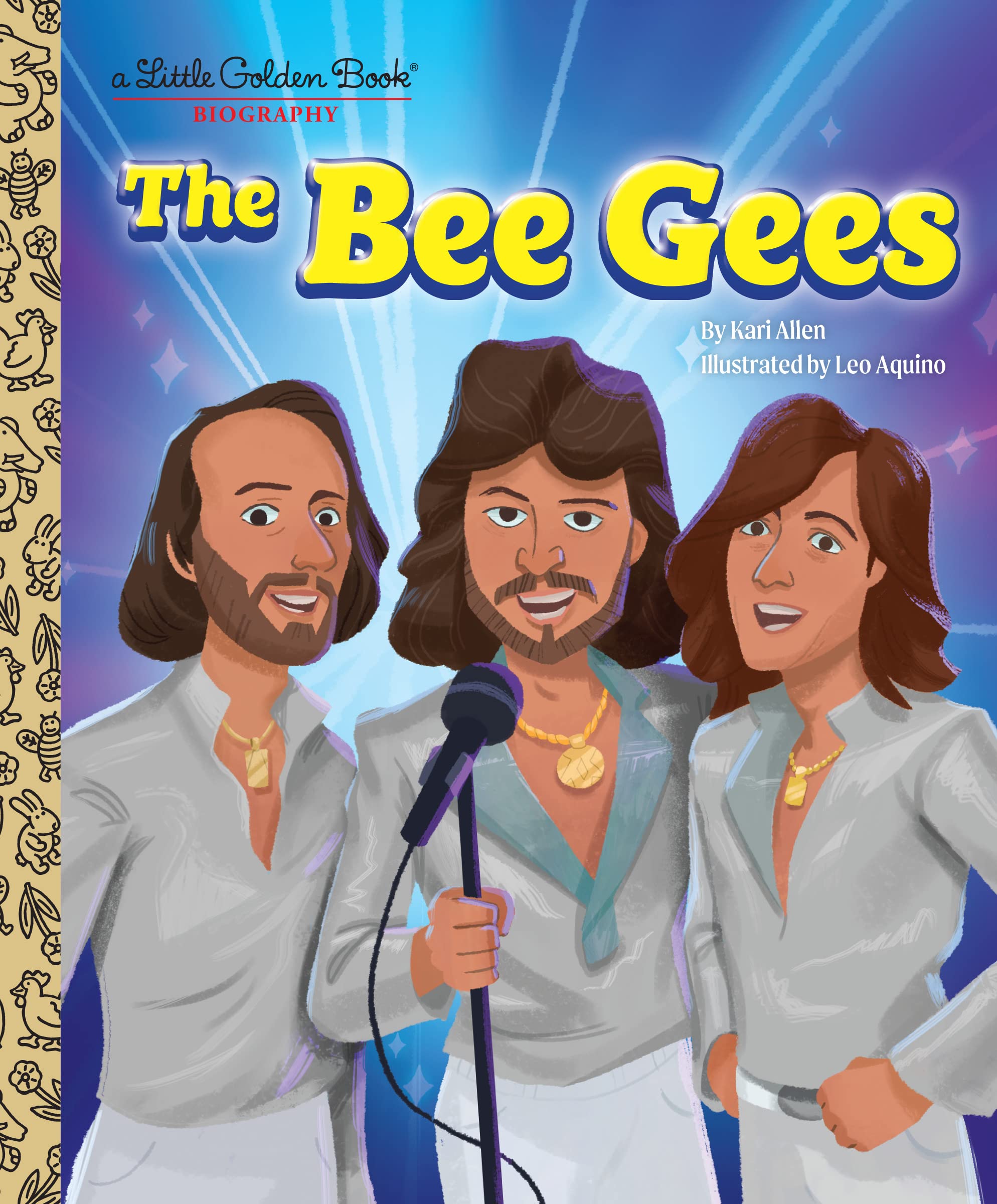The Bee Gees: A Little Golden Book Biography by Kari Allen (Hardback Book)