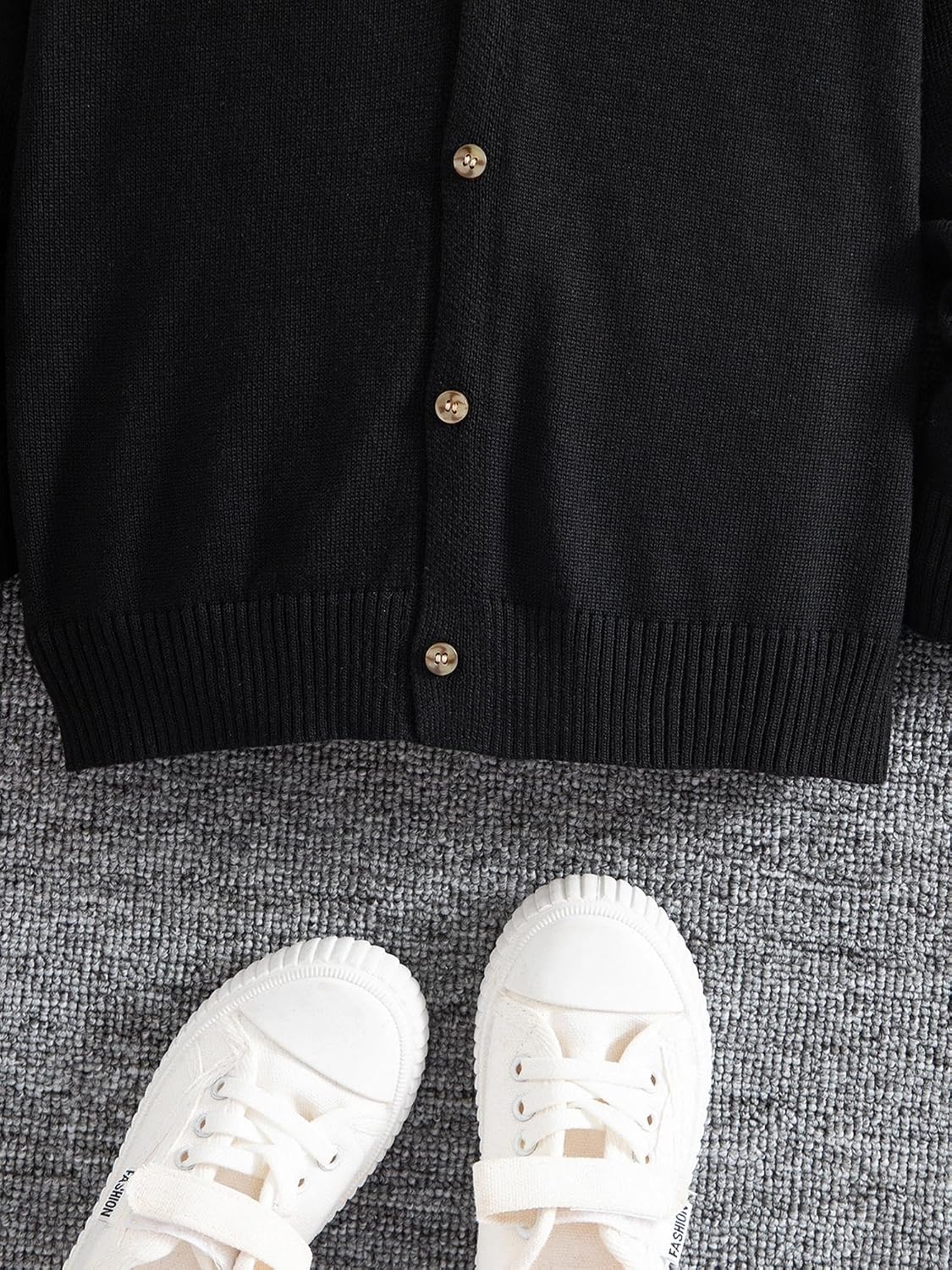 Little Girls Cardigan Sweater V Neck Button Down Knit Long Sleeve Uniform Toddler Sweaters Tops