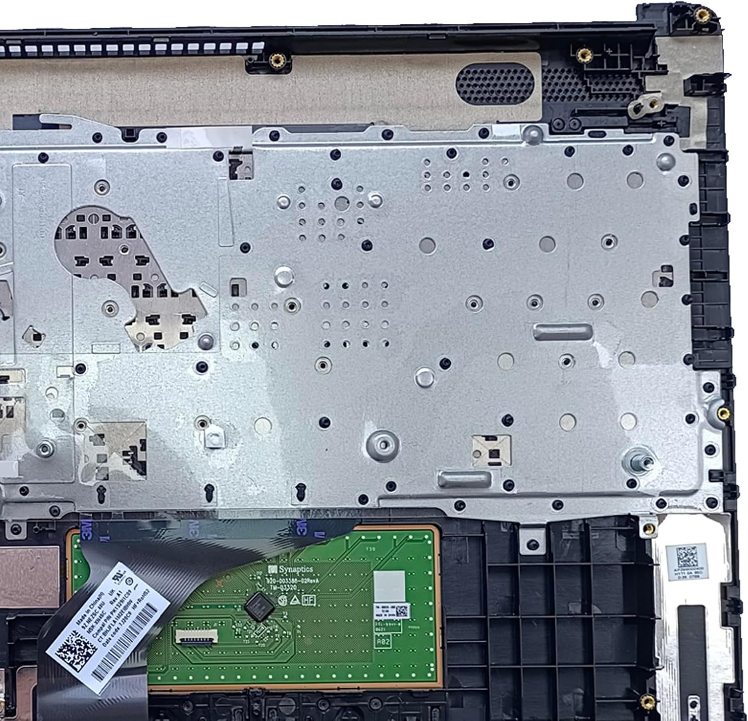 Replacement for HP 15-DA 15-DB 15-DR 15-DA0053WM 15-DA0012DX 15-DA0073WM Trackpad AHS Laptop Upper Top Cover Case Palmrest Not-Backlit Keyboard Touchpad Assembly Part L20387-001 AP29M000400