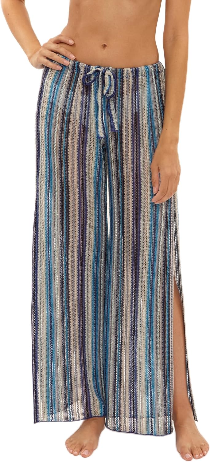 Becca Women's Seaside Pants, Casual, Split Leg, Beach Cover Ups for Women