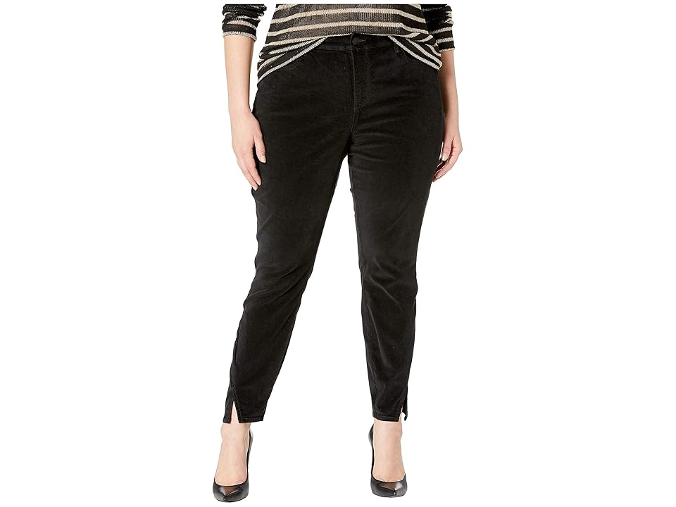 

NYDJ Plus Size Plus Size Ami Skinny w/ Twisted Side Seam Slits in Black (Black) Women's Jeans