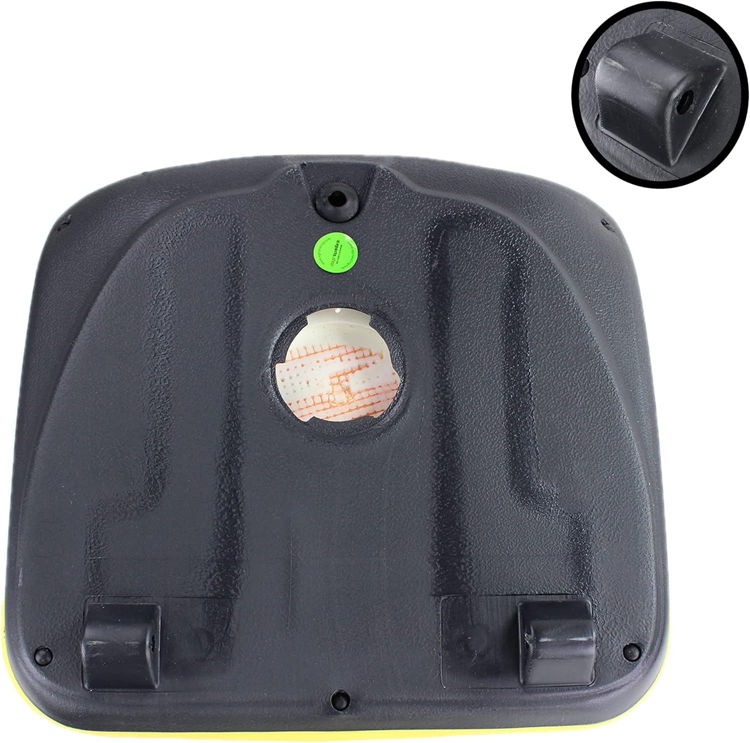 E-420-182 DirectFit™ Yellow Seat for John Deere 325 (S/N 70001>), 335 (S/N 70001>), 345 (S/N 70001>), 355D, GT225, GT235, GT235E, LX255, LX277, LX279, LX288, GT245, GX255, GX325, +++