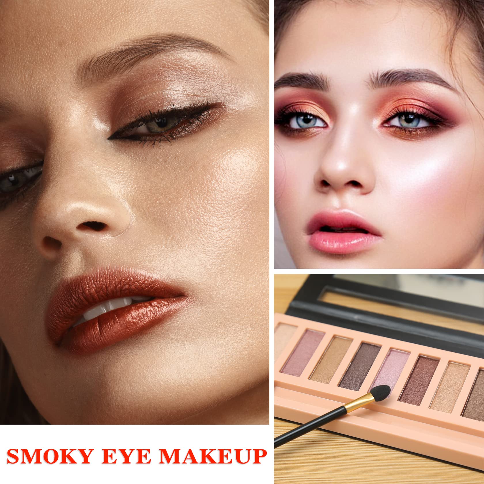 12 Nude-Lidschatten-Palette, matt, schimmernd, nackte Lidschatten-Palette, natürlicher Blitz, wasserfest, langlebig, professionelle Make-up-Palette mit Pinsel (matt)