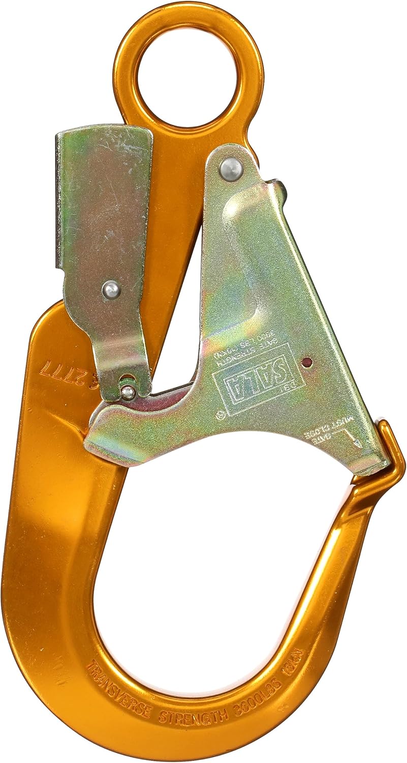 3M DBI-SALA Nano-Lok Edge Twin-Leg Personal Self Retracting Lifeline 3500280, Cable, Aluminum Rebar Hook, 8 ft, Class 2, ANSI