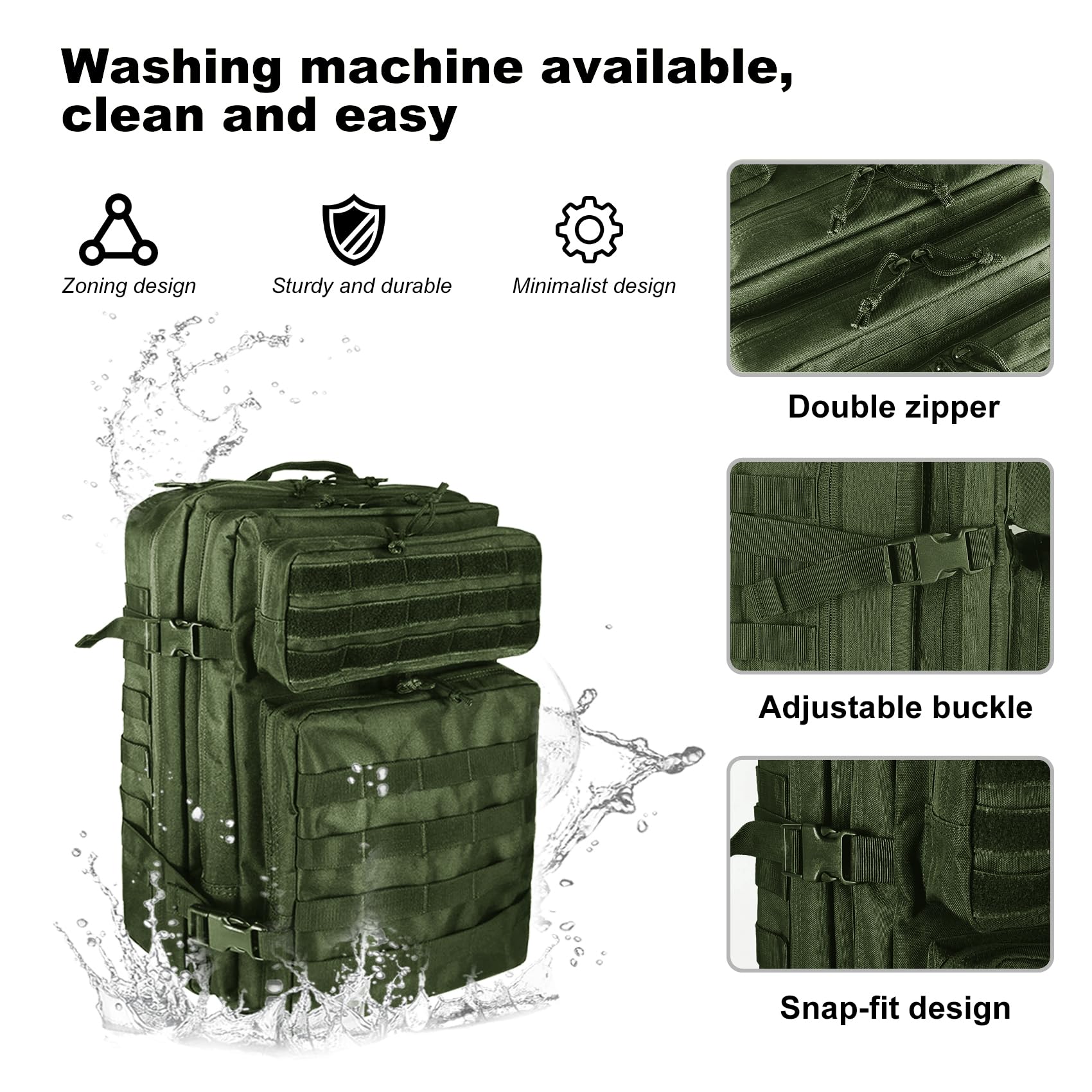 Zaino Militare 45L (Verde)