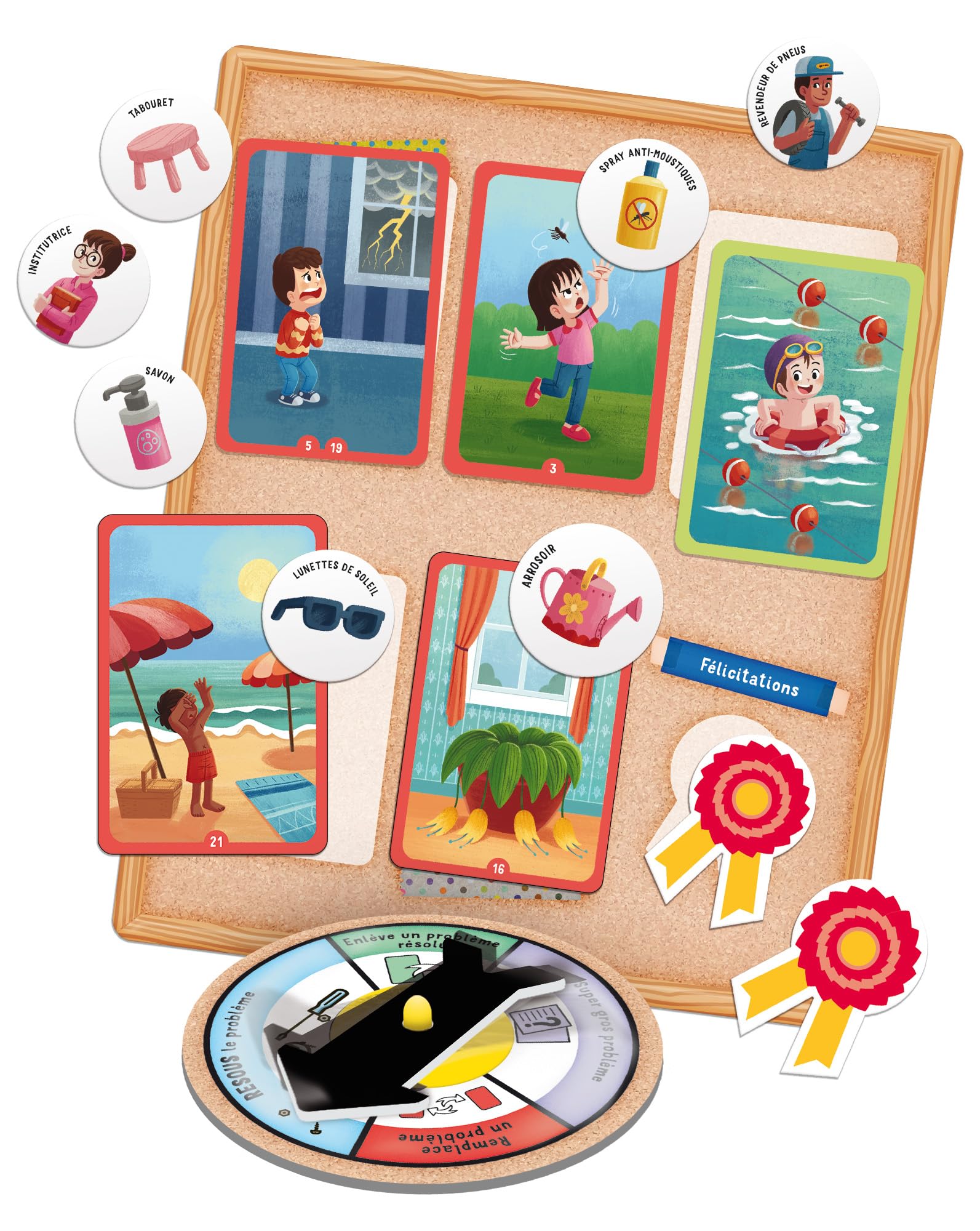 Résolution des problemes - Jeu de Plateau - LIFE SKILLS - Plateau illustré