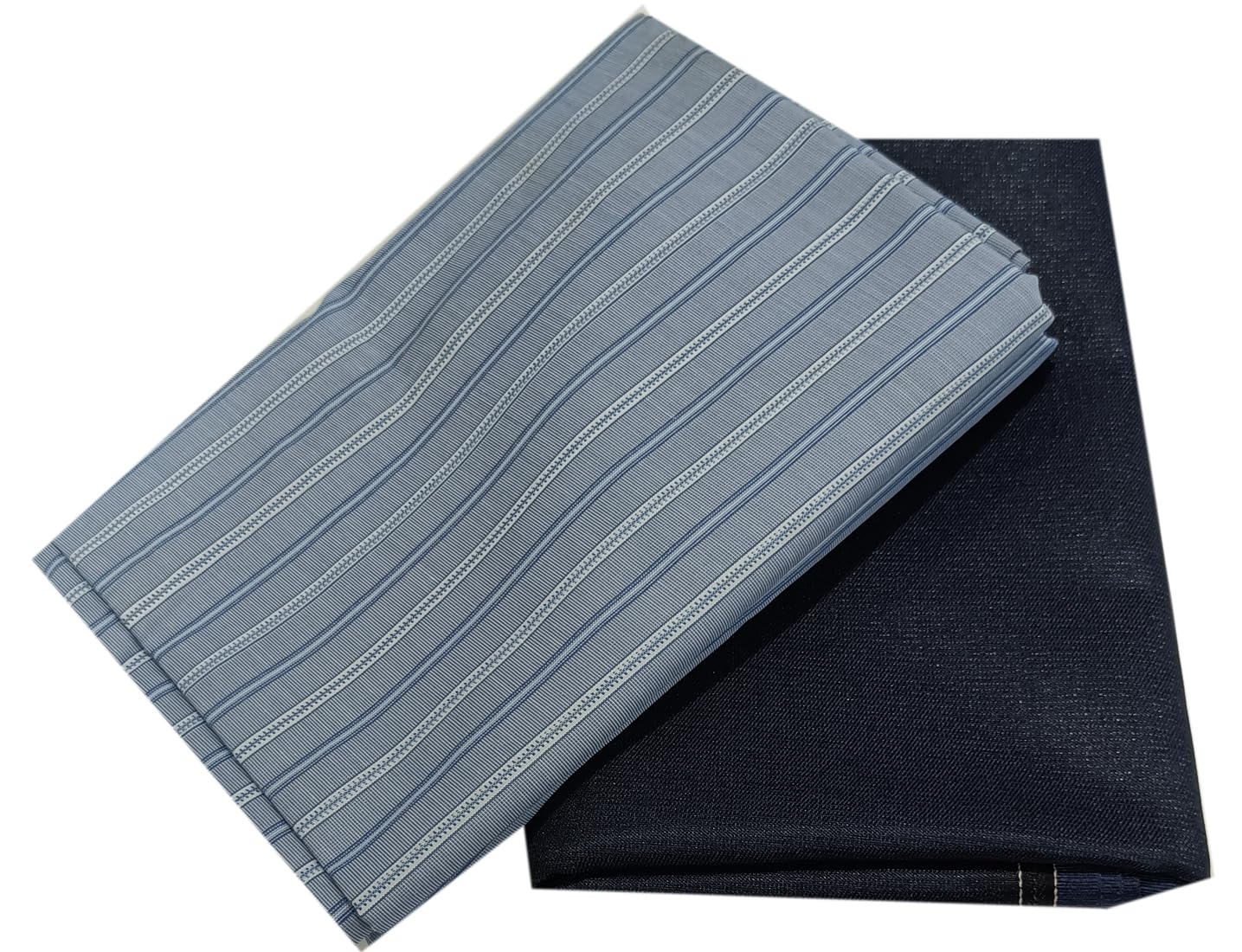 fetiya Premium Unstitched Polycotton Fabric Set for Shirt and Trouser, Striped, Formal Wear, Standard Size-picture-8