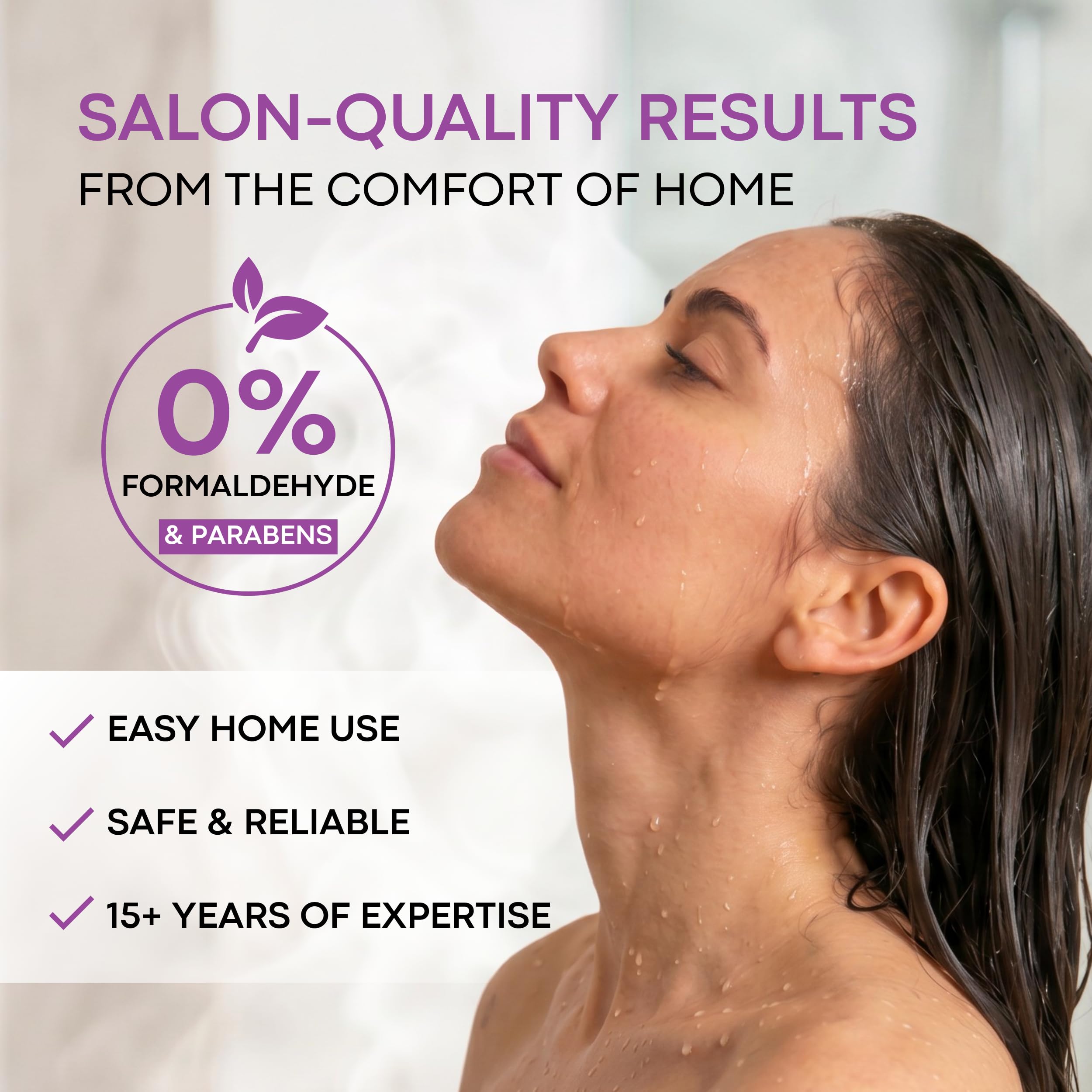 Moroccan Keratin Express Smoothing Straightening Treatment Formaldehyde Free No Wait Formula Instant results250ml with Mask 120ml by Moroccan Keratin
