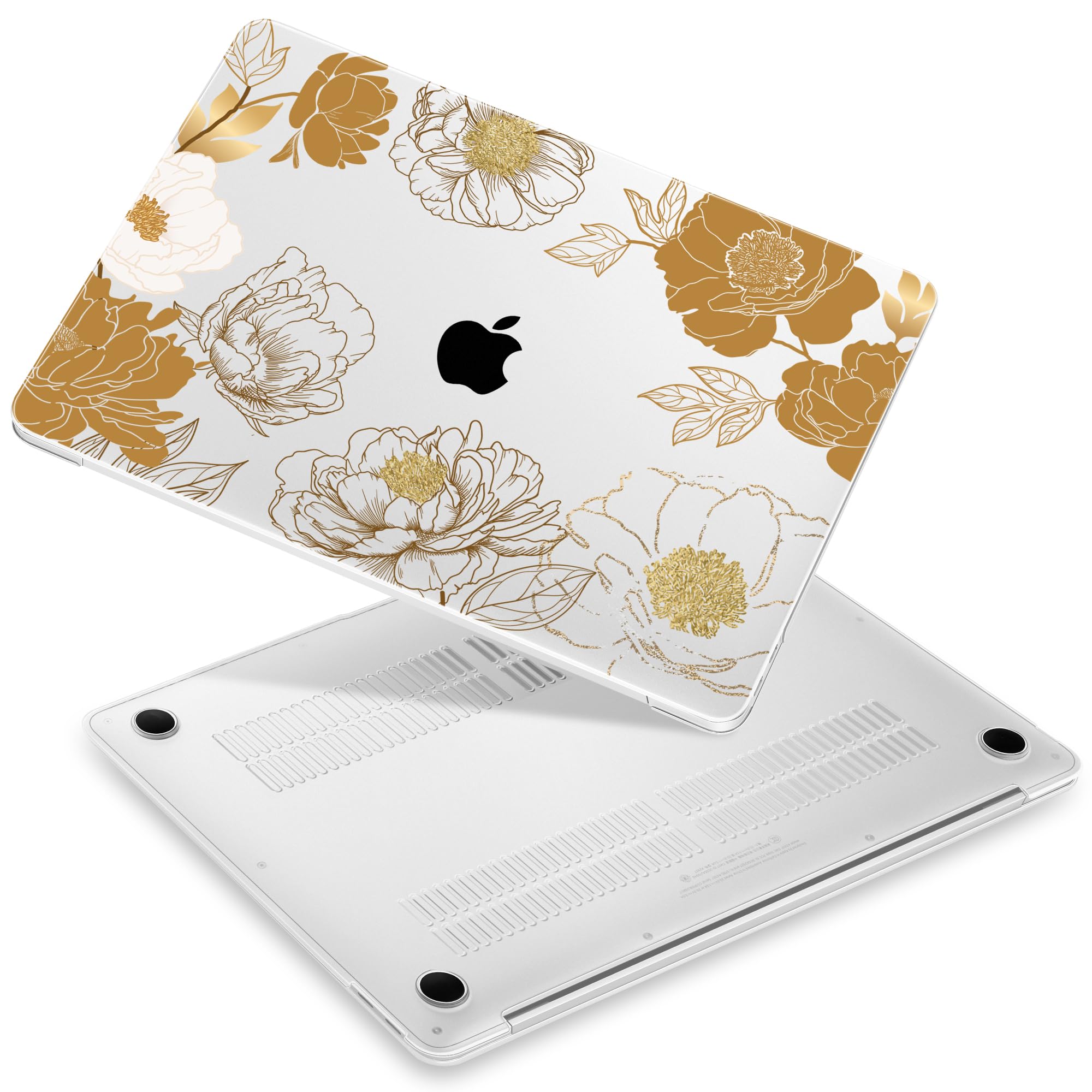 Yebiseven Case for MacBook Air 13 inch 2021 2020 2019 2018 Model A2337 M1/A2179/A1932, Laptop Hard Shell Case with Keyboard Cover & Screen Film & OTG