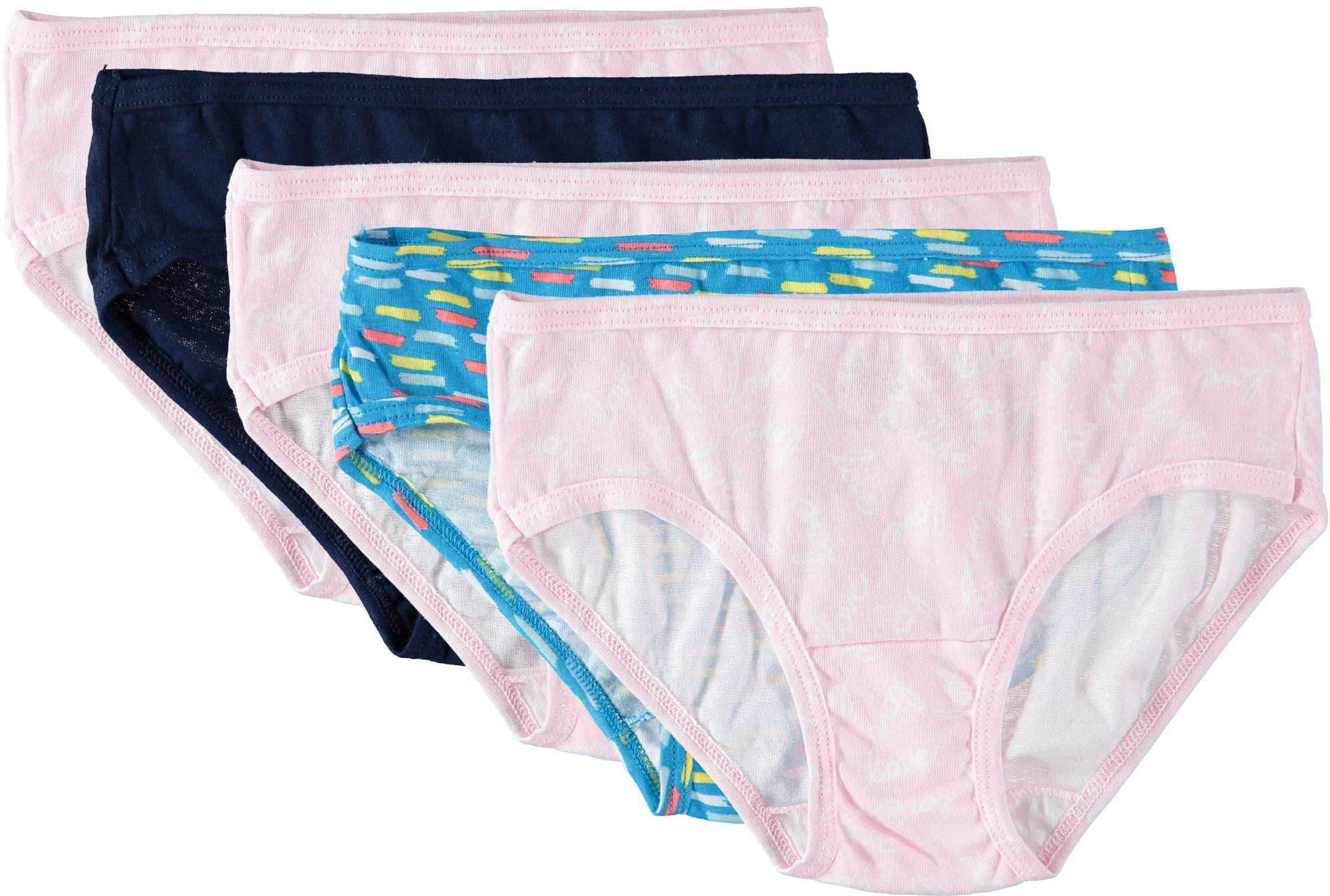 Fruit of the Loom Biancheria intima hipster da ragazza in cotone (confezione da 6 hipster (assortiti), 14, Confezione da 6 hipster (assortiti), 14