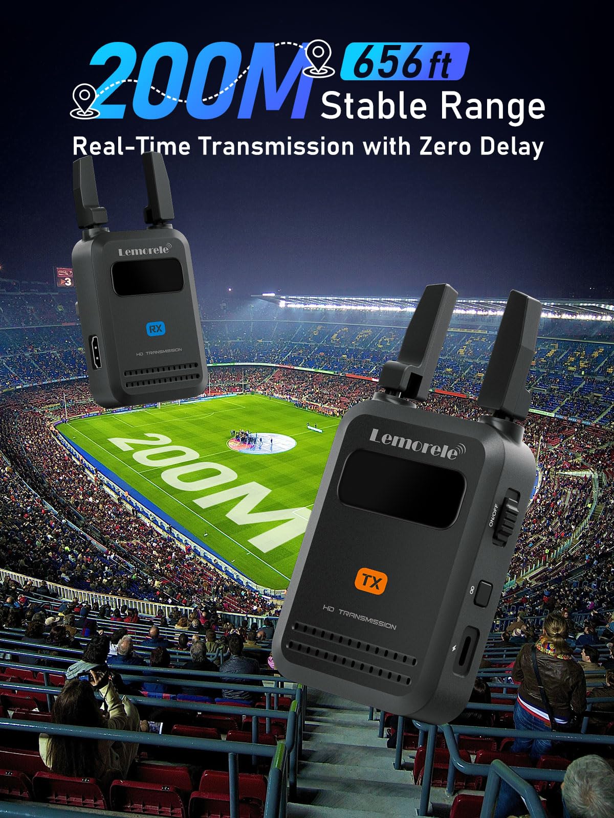 Wireless HDMI Transmitter - 200m Range, 1080P -3
