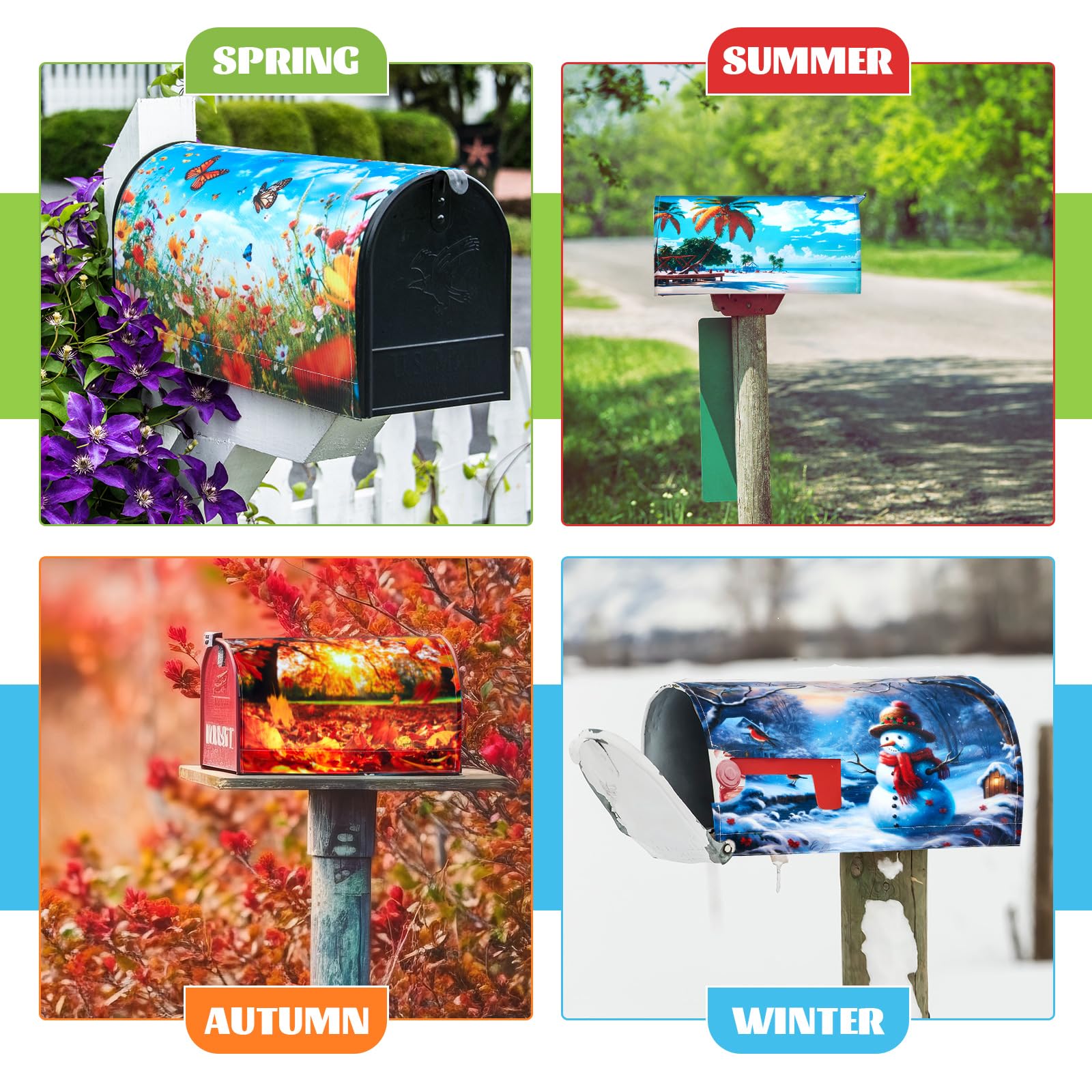 St Patrick Mailbox Covers Magnetic Standard St Patrick Rainbow Mailbox Cover