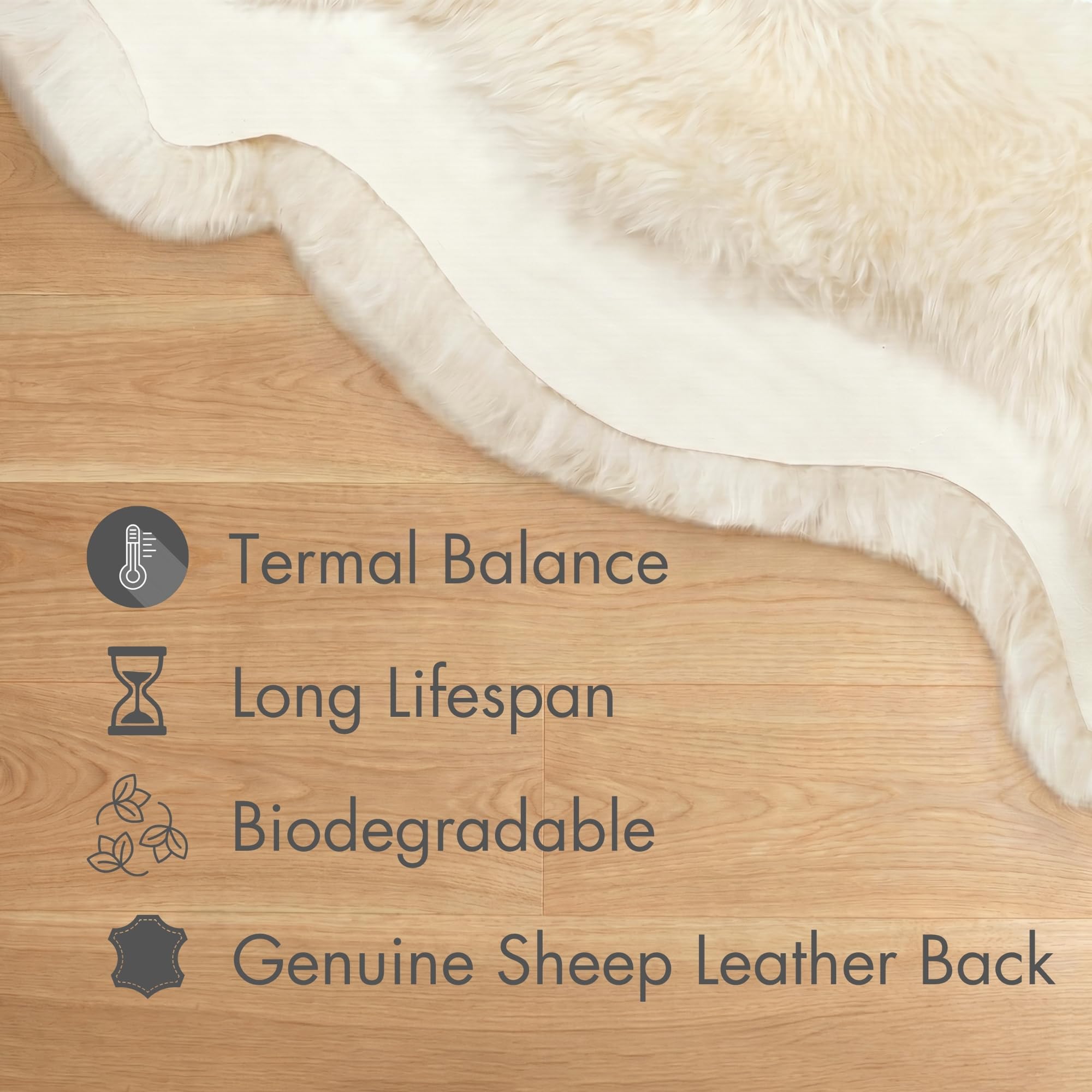 激激レア♡新品未使用♡ファンシーアラモード♡アフガンブランケット♡ラグ♡毛布 Amazon.com: Natural Sheepskin Area Rug, Anti-Skid Back, Natural, 4