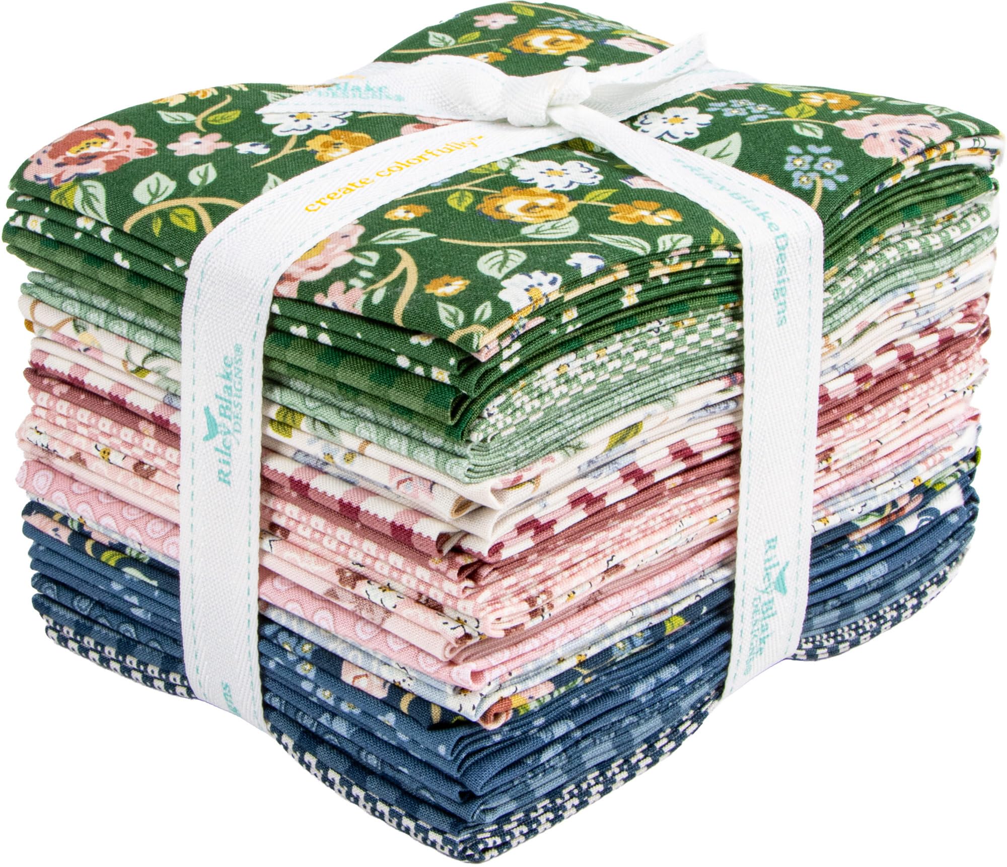 Jessica Chertkow Design Rosewood 21 Fat Quarters Riley Blake Designs FQ-17490-21