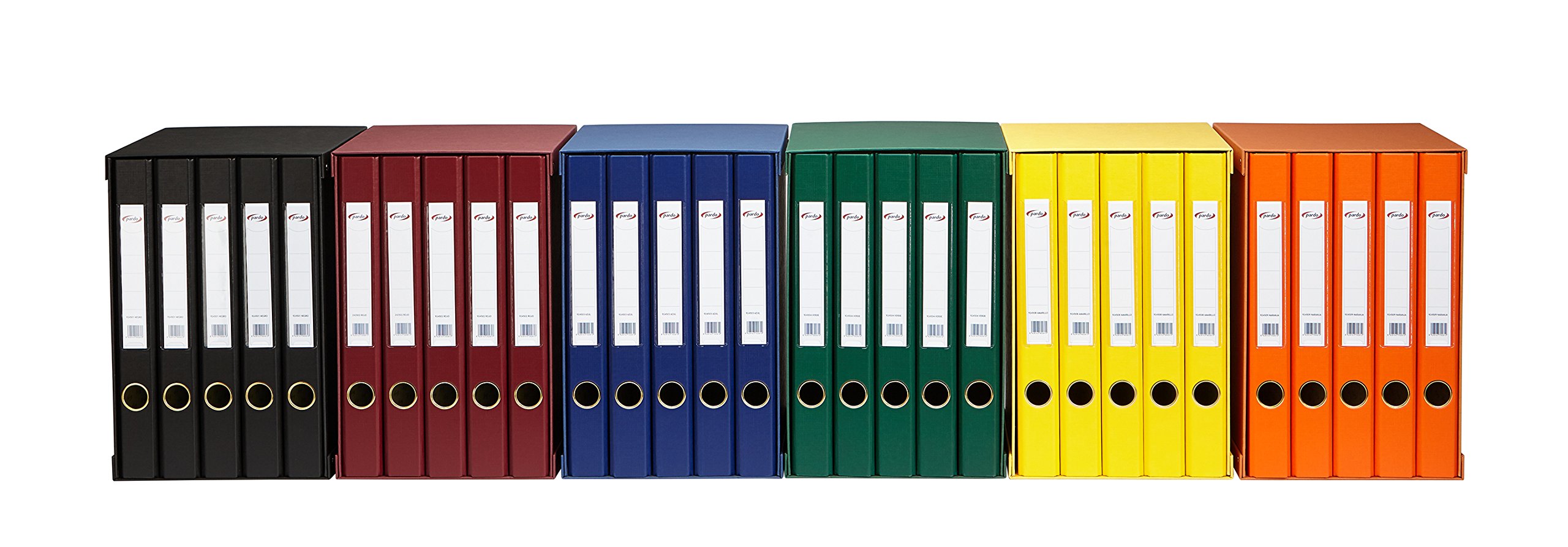 Zubehör für Pardo Master Module met 5 ringmappen 2/25, bruin
