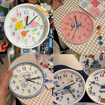 Amazon.co.jp: REDGO 壁時計 DIY 手作り ウォールクロックに