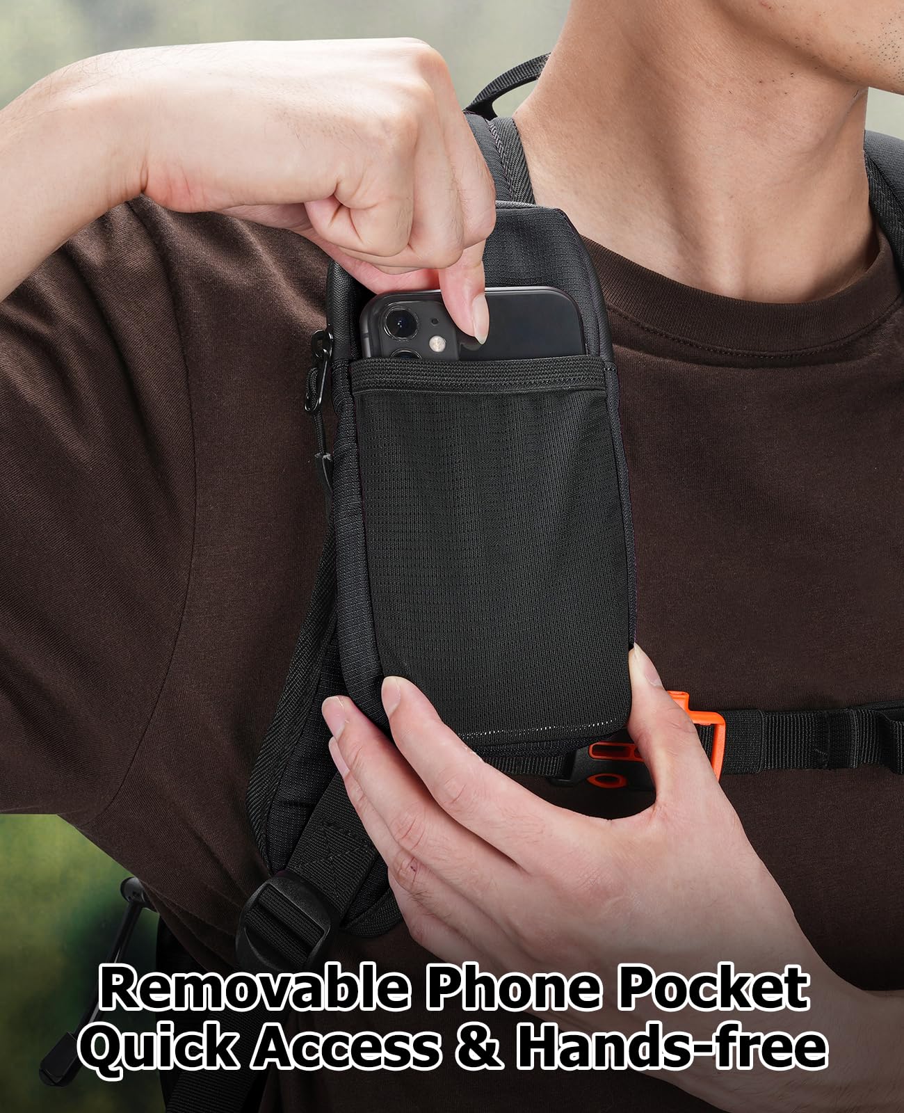 NOOLA Mochila de hidratación con bolsa de agua de 3 litros, mochila de agua de 22 litros para senderismo, ciclismo, correr, ciclismo, mochila ligera de senderismo