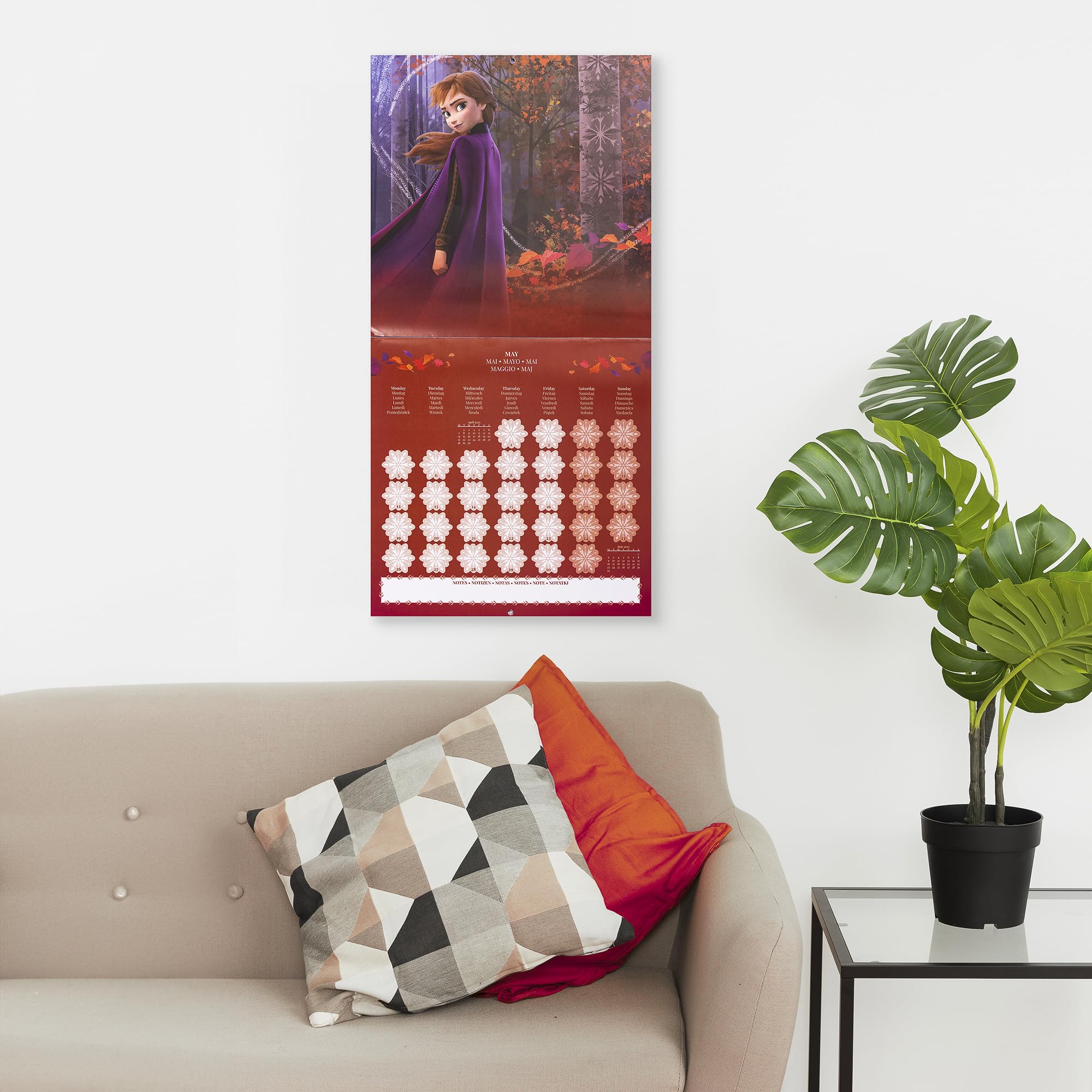 Calendario 30x30 frozen 2025 pyramid